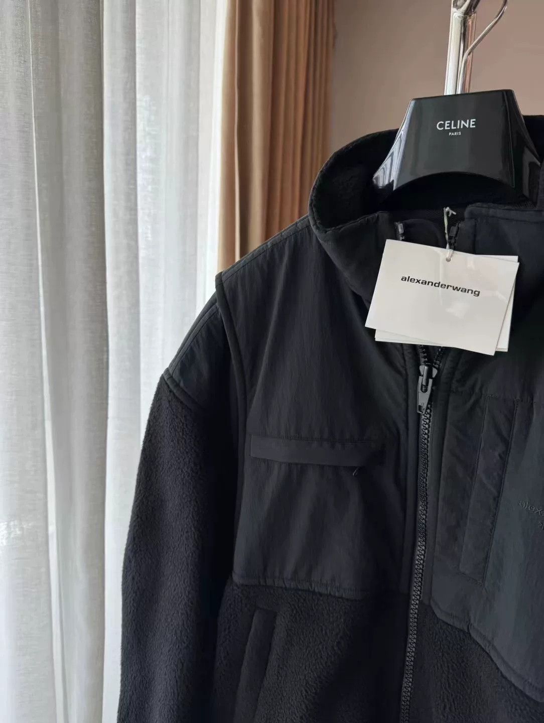 Alexander Wang Alexander Wang Cotton Jacket in Black Size US M / EU 48-50 / 2 - 2 Thumbnail