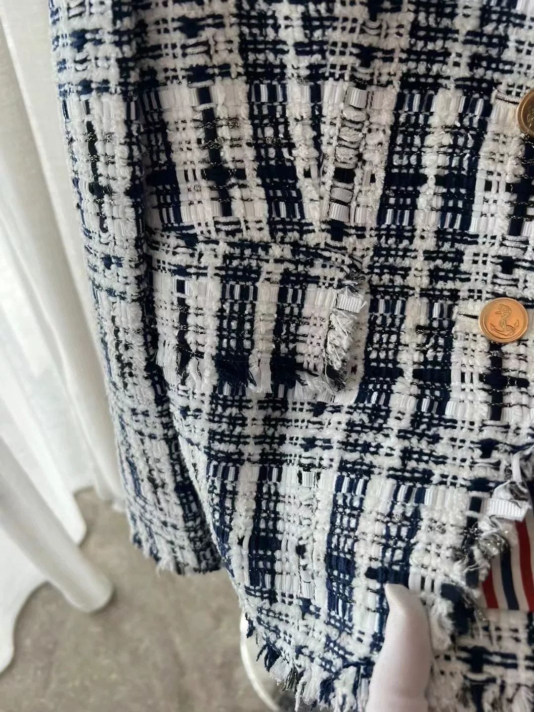 Thom Browne Thom Browne Woven Jacket for Women Size S / US 4 / IT 40 - 3 Thumbnail