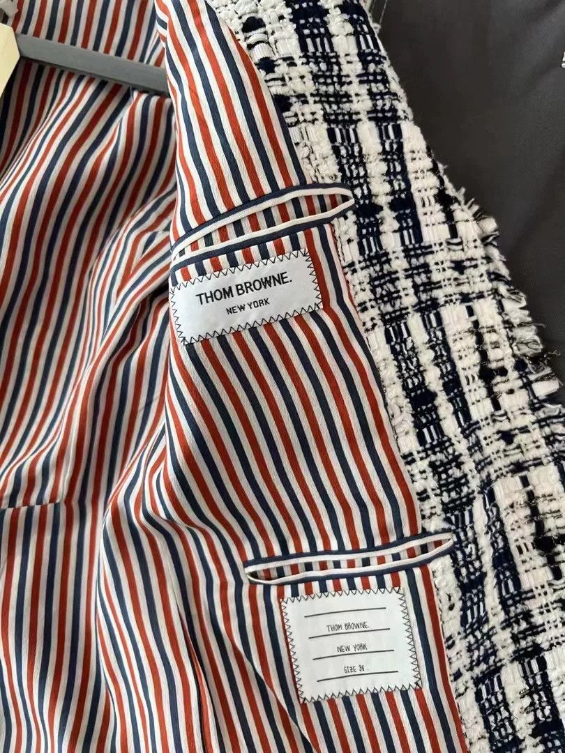 Thom Browne Thom Browne Woven Jacket for Women Size S / US 4 / IT 40 - 5 Thumbnail