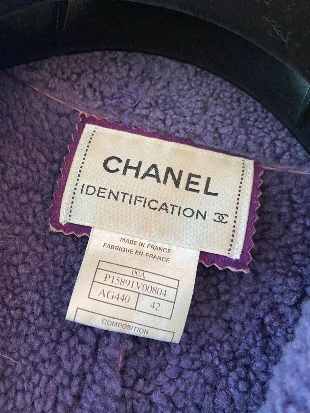 Chanel Vintage Chanel Shearling Leather Jacket Size M / US 6-8 / IT 42-44 - 7 Thumbnail