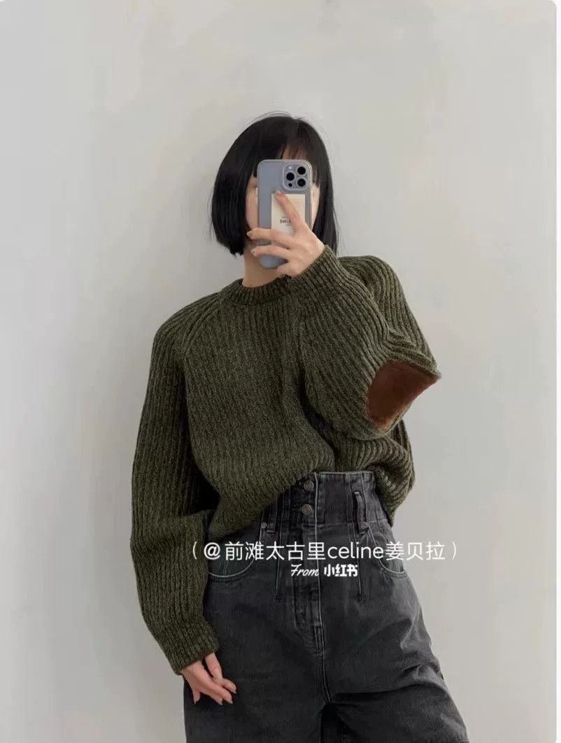 Celine Celine Wool and Leather Sweater Size XS / US 0-2 / IT 36-38 - 8 Thumbnail