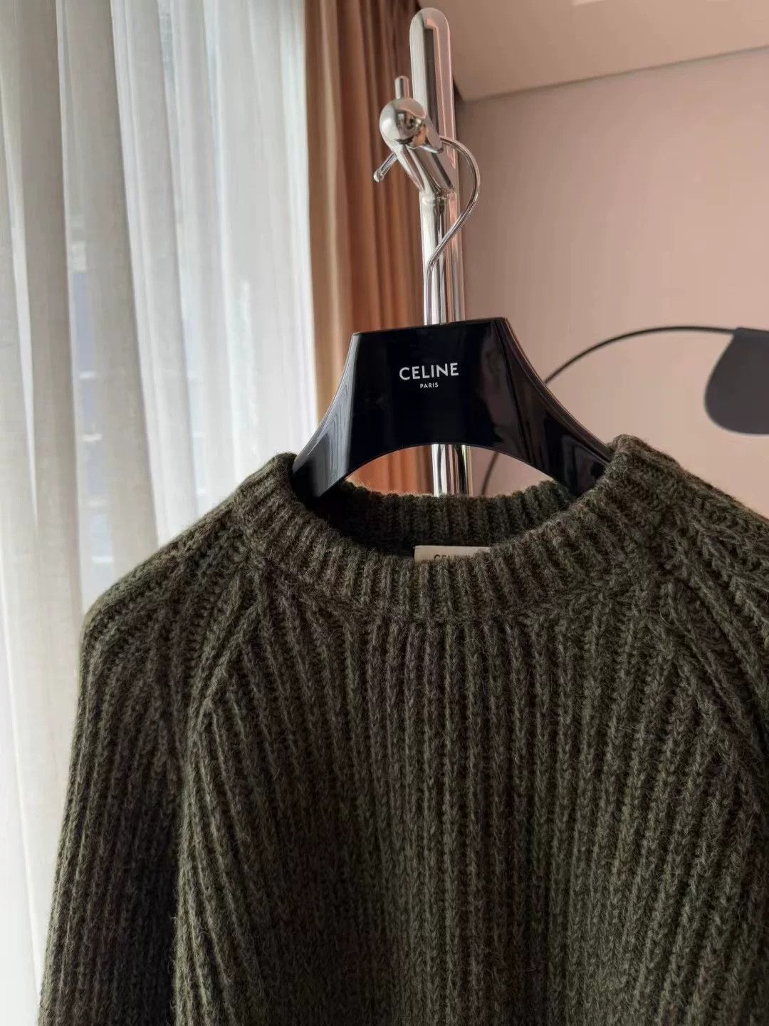 Celine Celine Wool and Leather Sweater Size XS / US 0-2 / IT 36-38 - 4 Thumbnail