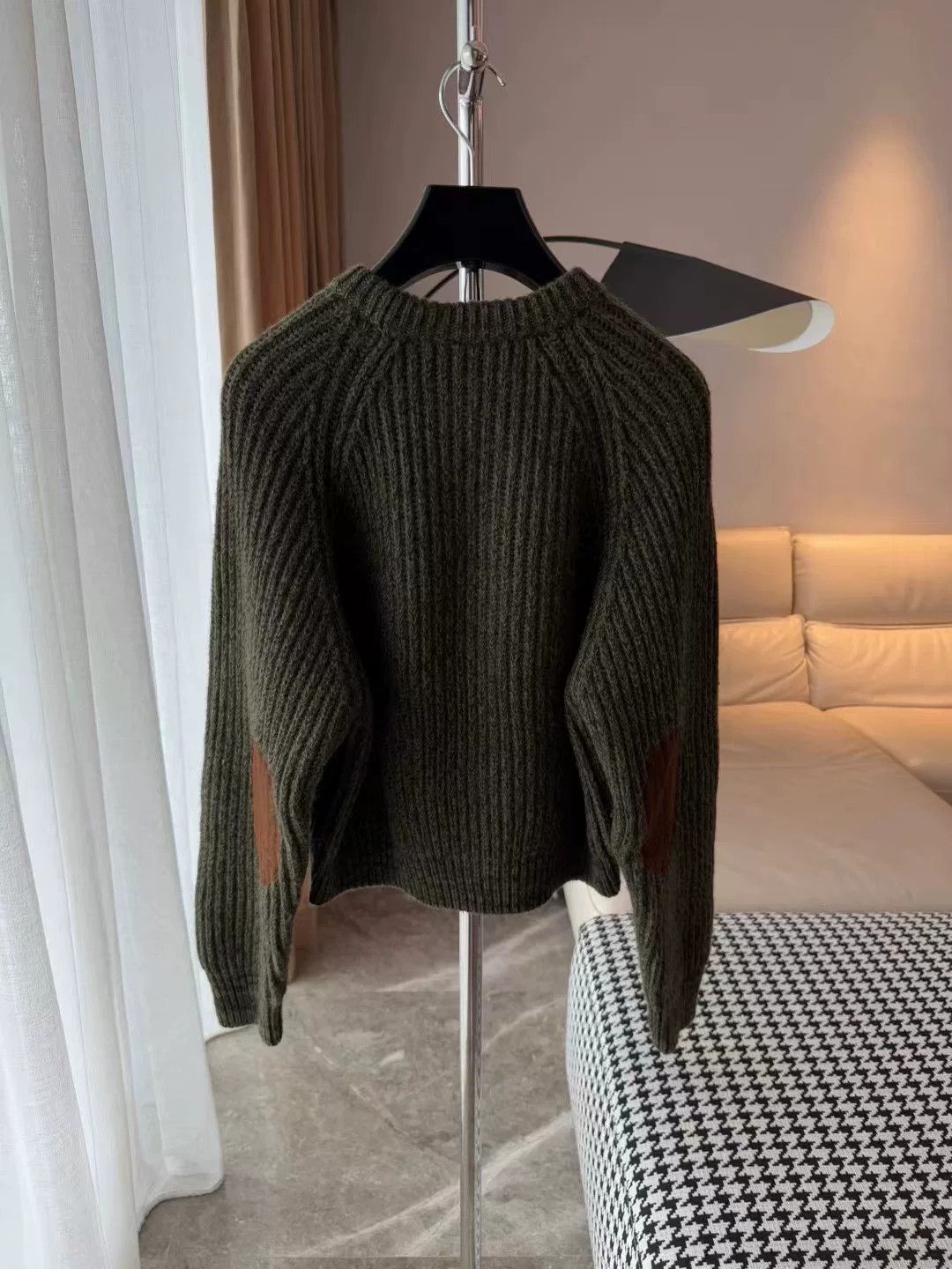 Celine Celine Wool and Leather Sweater Size XS / US 0-2 / IT 36-38 - 3 Thumbnail