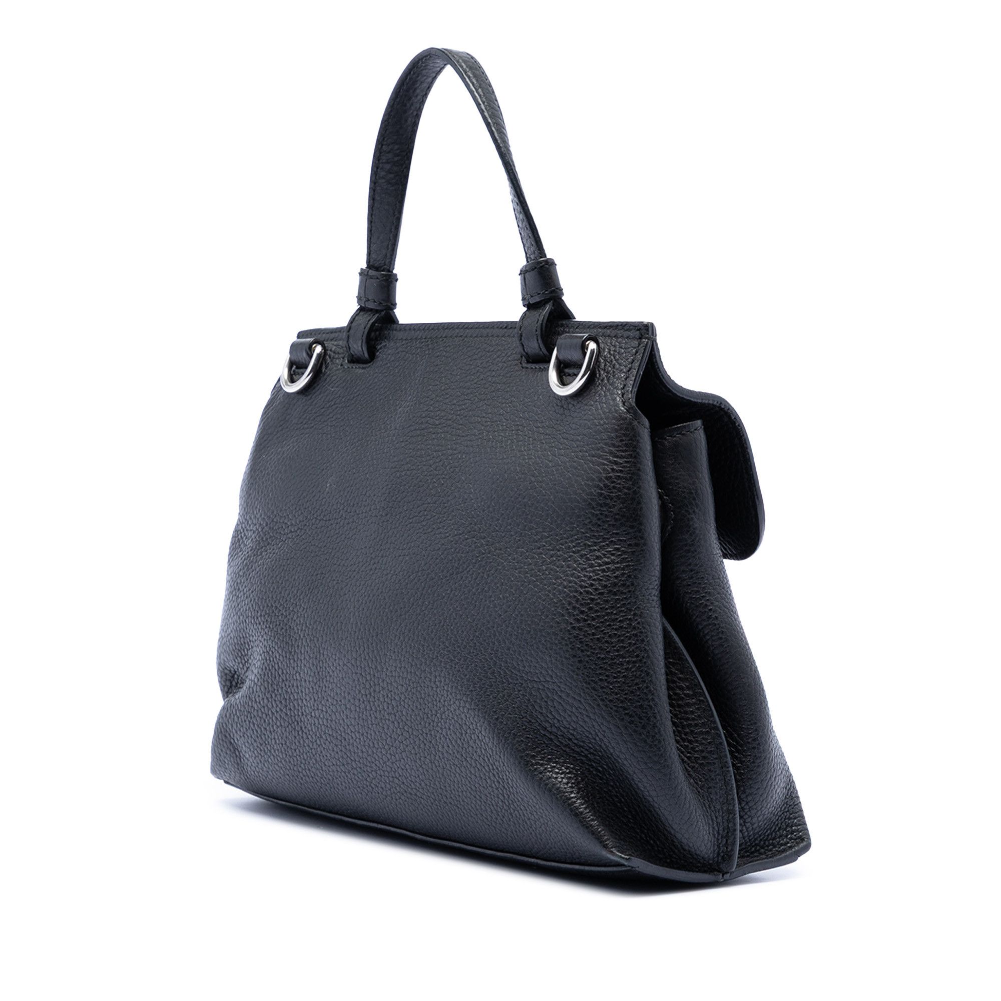 Gucci Gucci Small Leather Bamboo Daily Satchel Size ONE SIZE - 2 Thumbnail