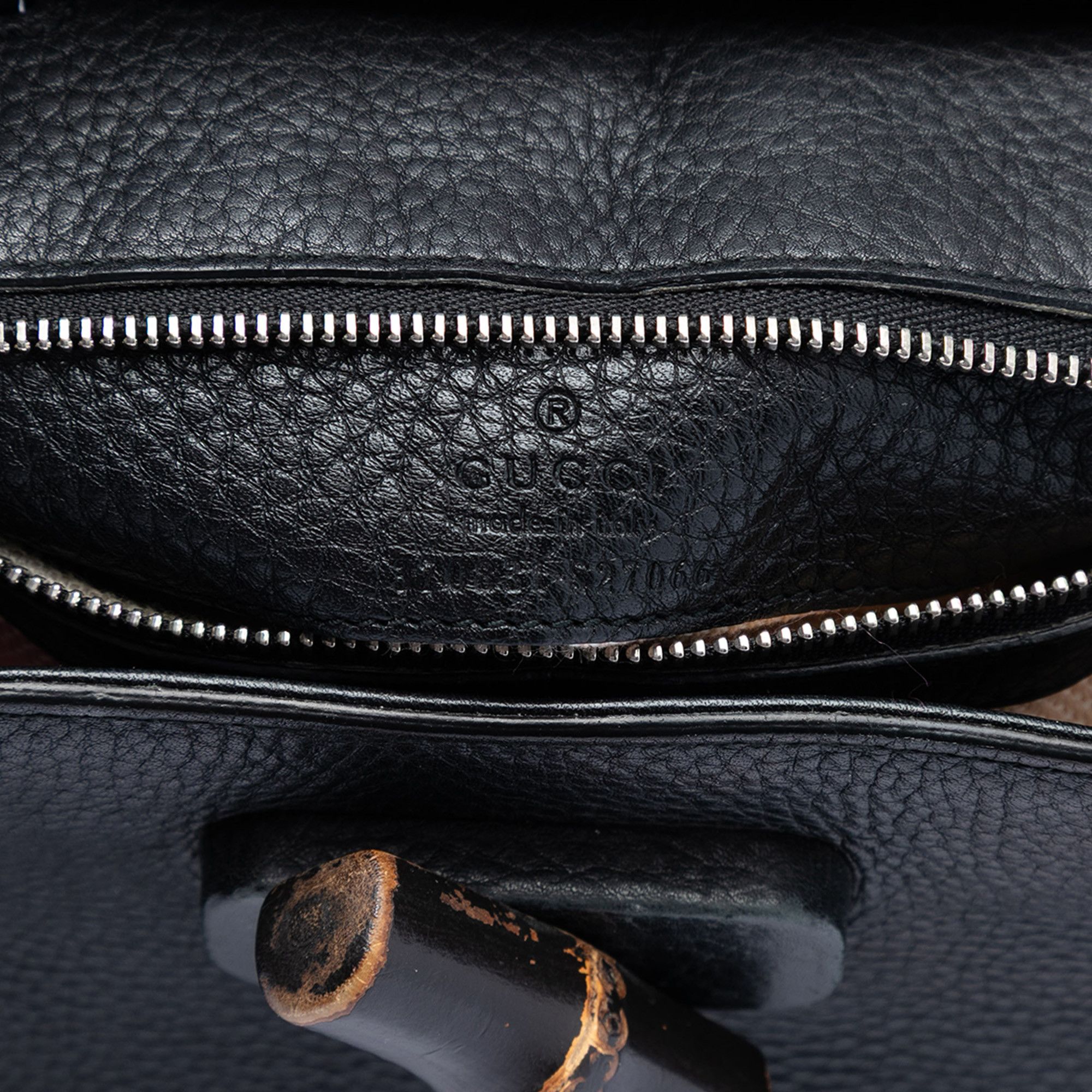Gucci Gucci Small Leather Bamboo Daily Satchel Size ONE SIZE - 5 Thumbnail