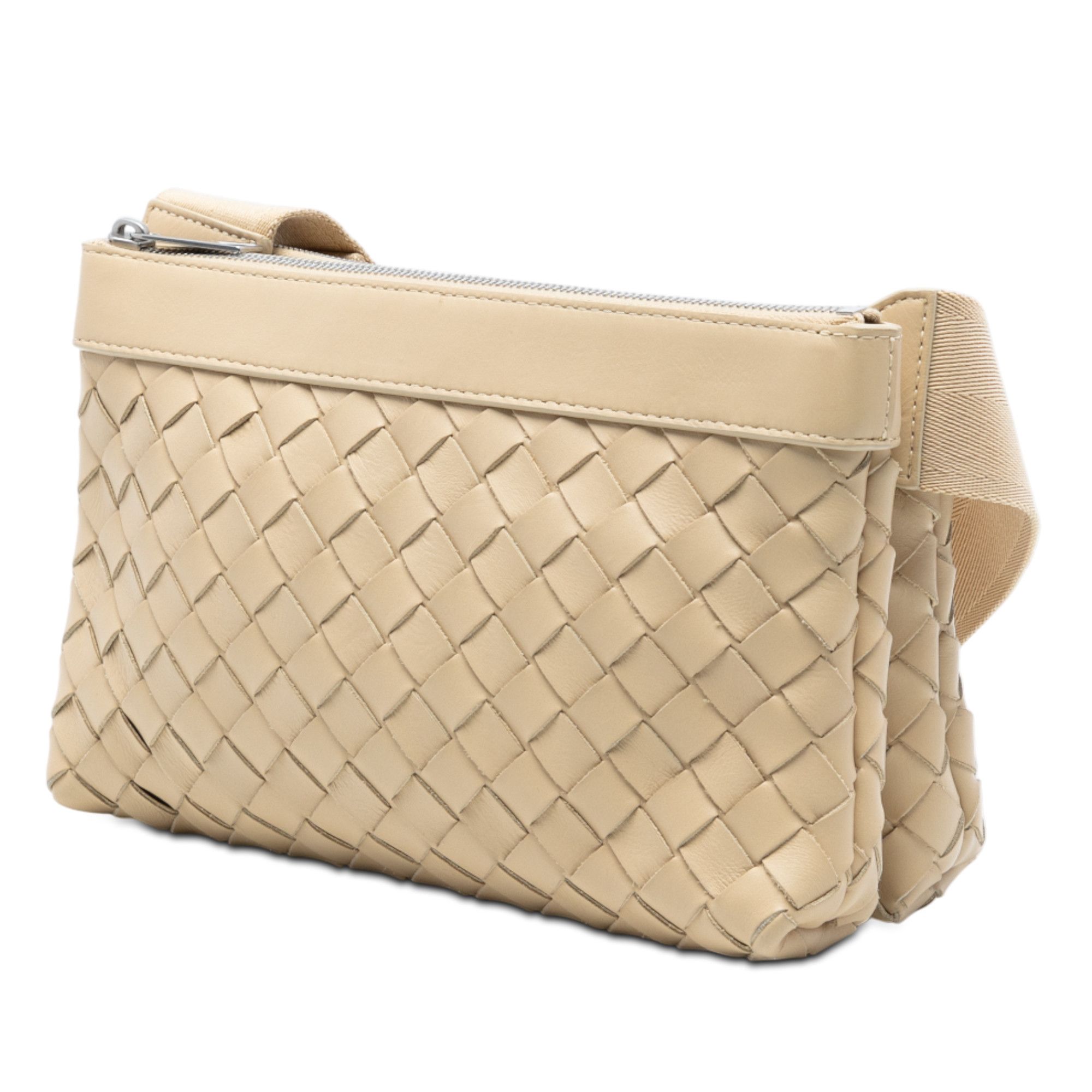 Bottega Veneta Bottega Veneta Nappa Intrecciato Double Zip Crossbody Size ONE SIZE - 2 Thumbnail