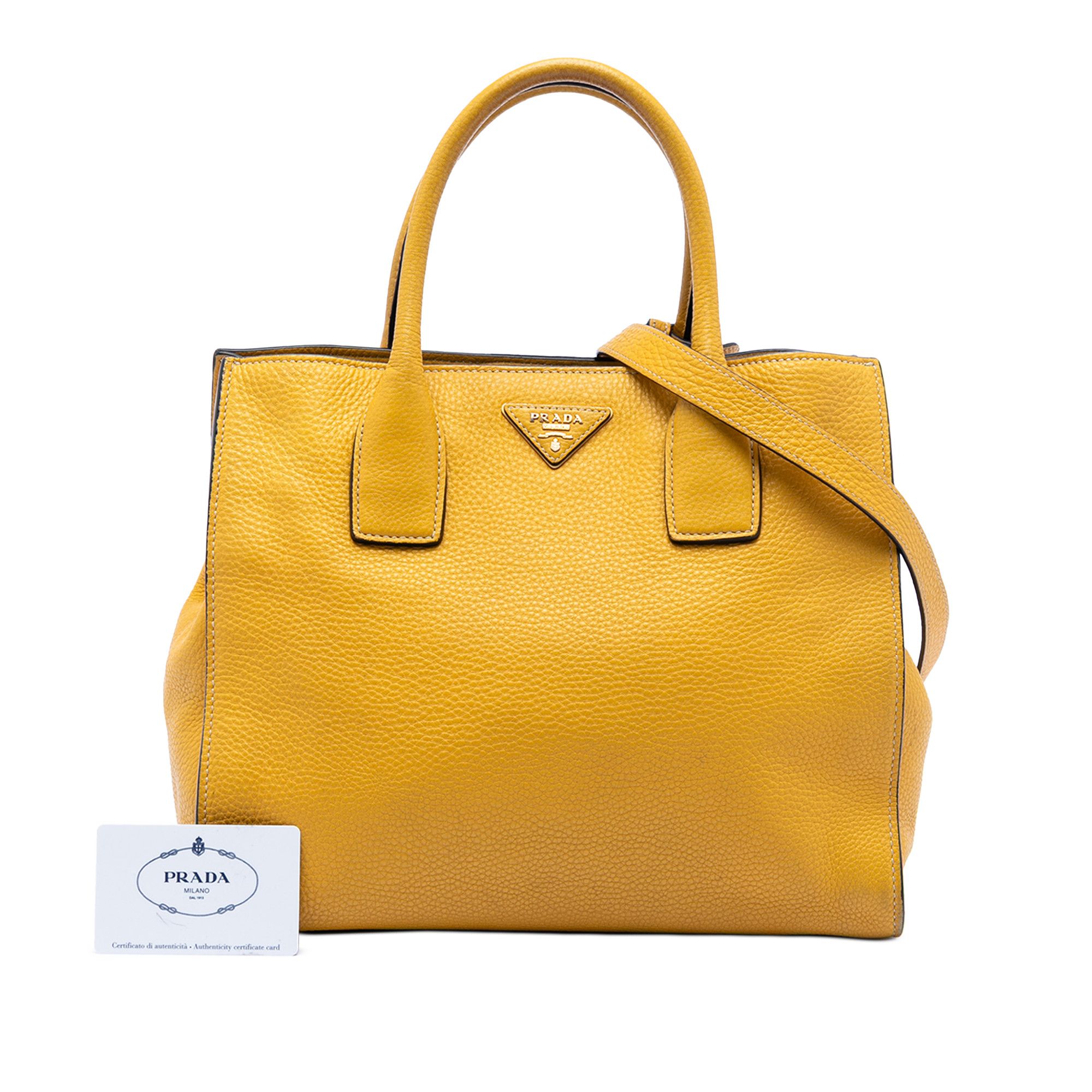Prada Prada Vitello Daino Open Convertible Tote Size ONE SIZE - 7 Thumbnail