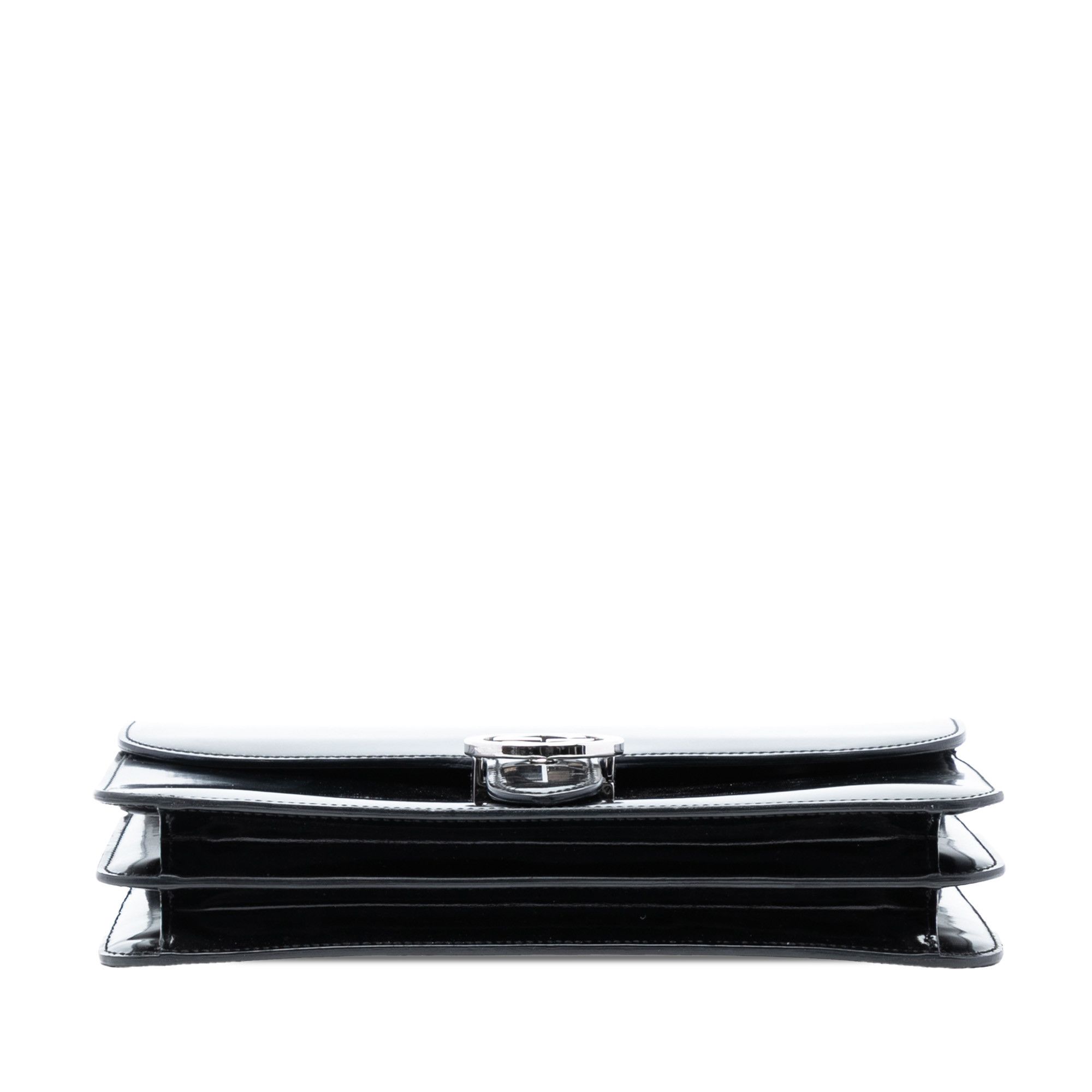 Gucci Gucci Medium Polished Calfskin Dollar Interlocking G Crossbody Size ONE SIZE - 3 Thumbnail