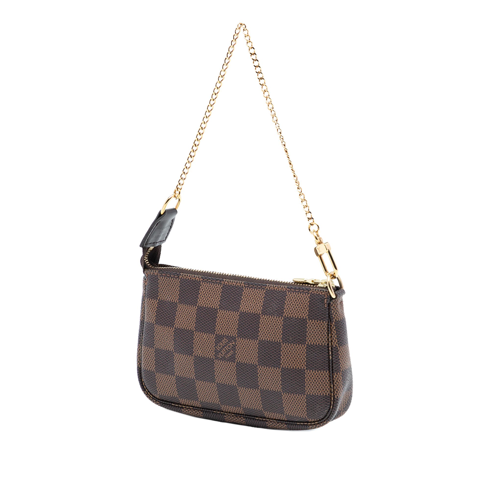 Louis Vuitton Louis Vuitton Damier Ebene Mini Pochette Accessoires Size ONE SIZE - 2 Thumbnail
