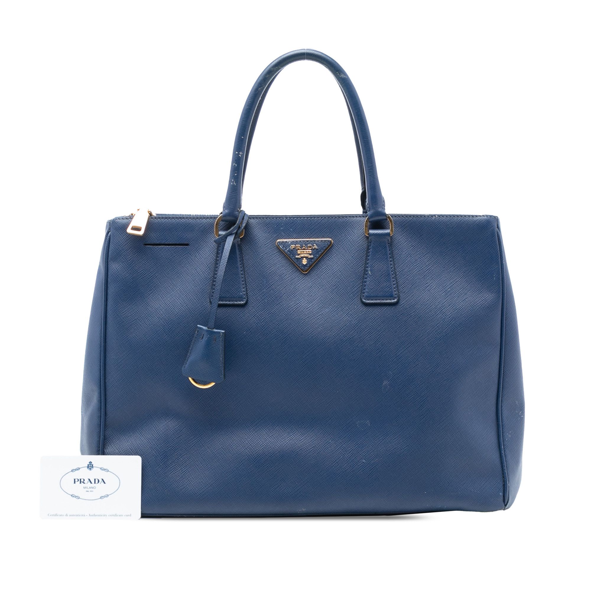 Prada Prada Large Saffiano Lux Galleria Double Zip Tote Size ONE SIZE - 7 Thumbnail