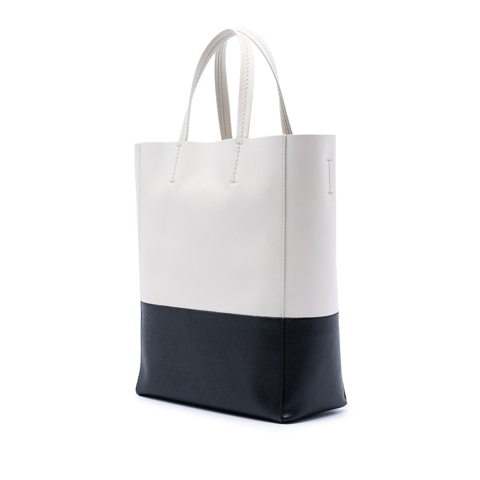 Celine Celine Small Bicolor Grained Calfskin Vertical Cabas Tote Size ONE SIZE - 2 Thumbnail
