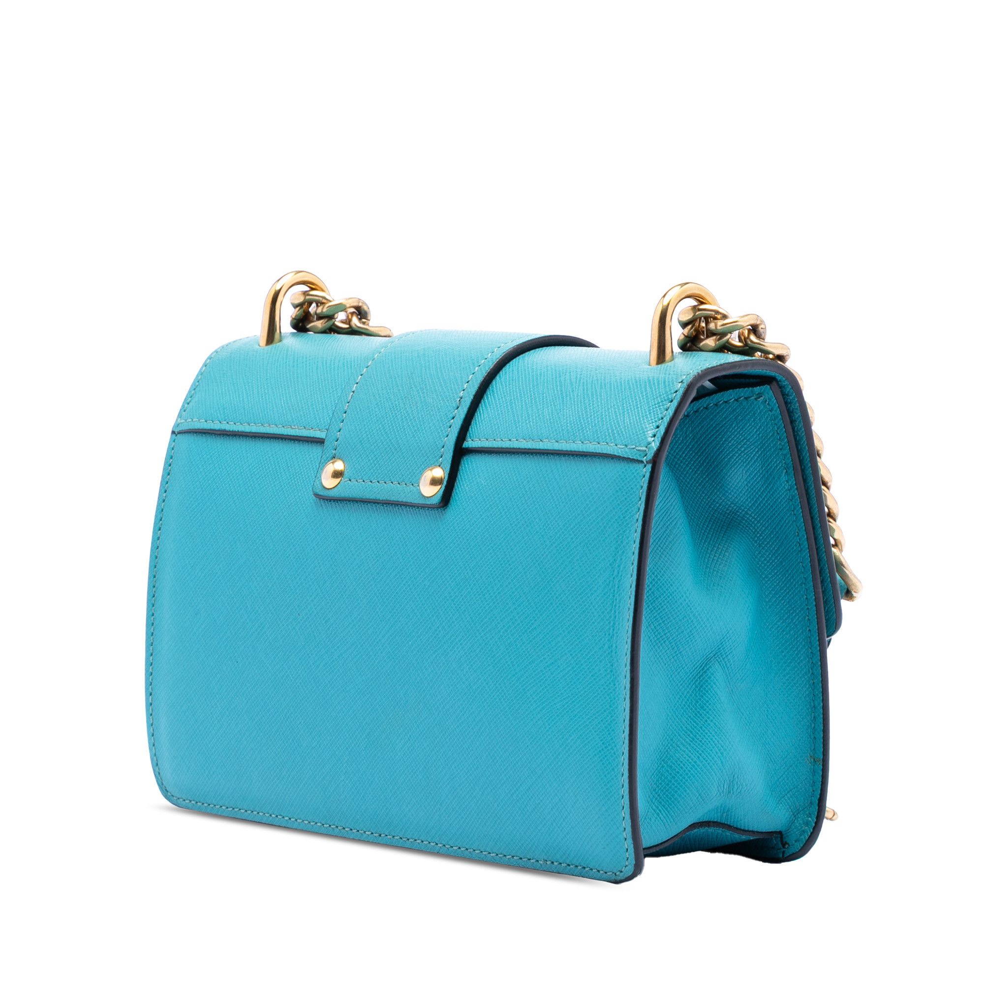 Prada Prada Saffiano Lux Turnlock Chain Crossbody Size ONE SIZE - 2 Thumbnail