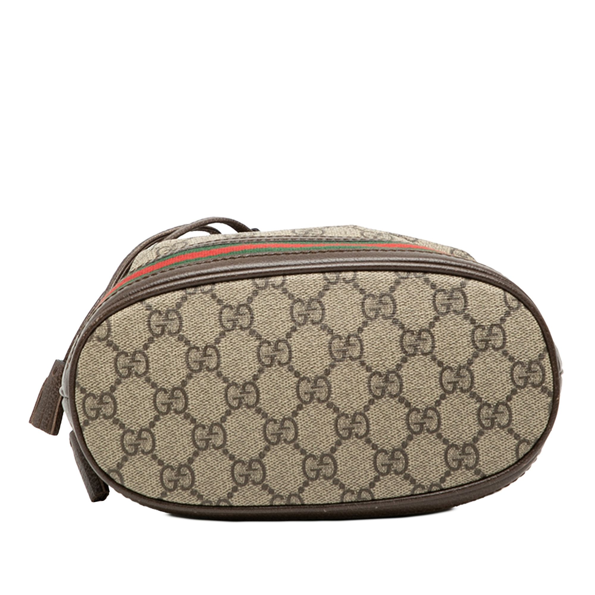 Gucci Gucci Small GG Supreme Web Ophidia Bucket Bag Size ONE SIZE - 3 Thumbnail