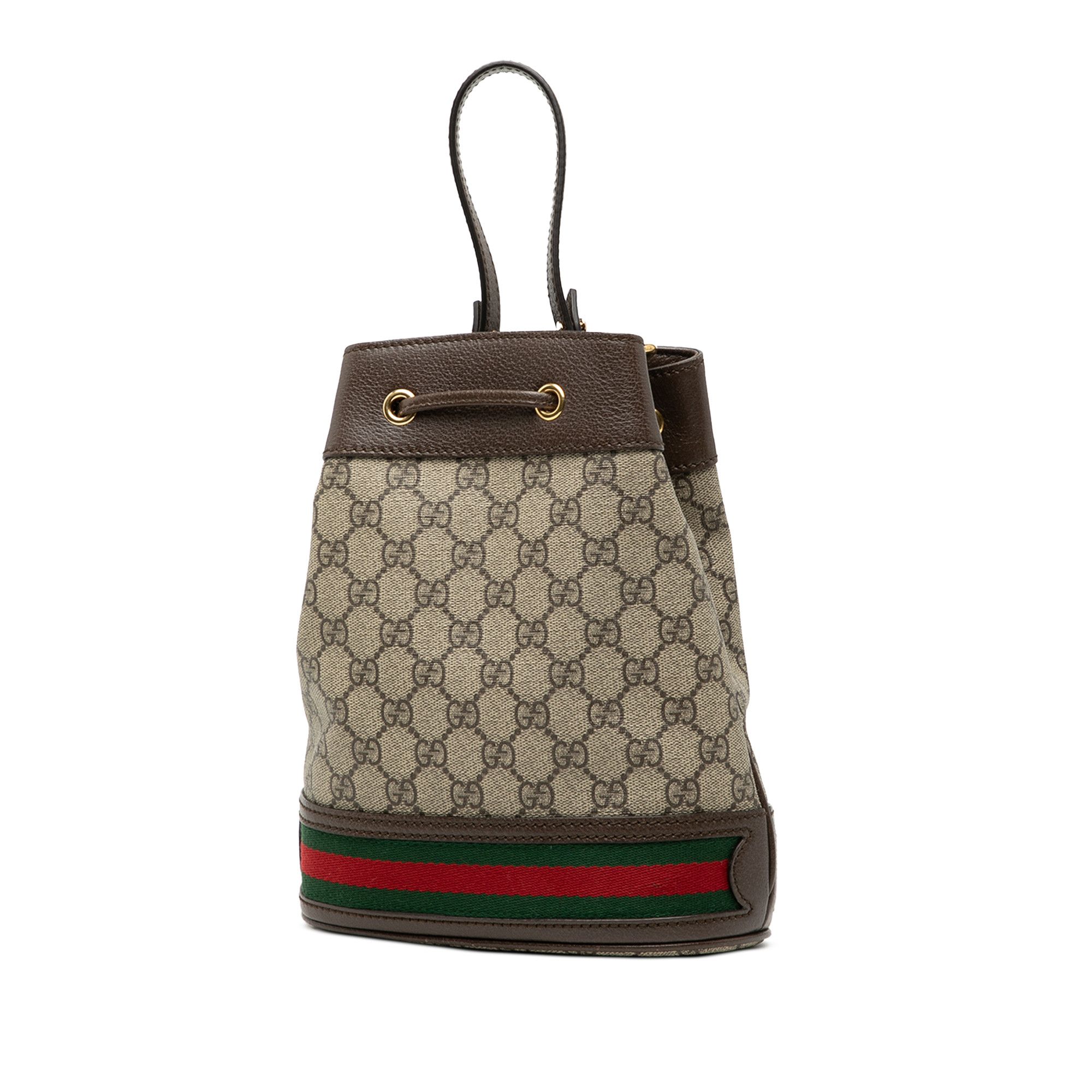 Gucci Gucci Small GG Supreme Web Ophidia Bucket Bag Size ONE SIZE - 2 Thumbnail
