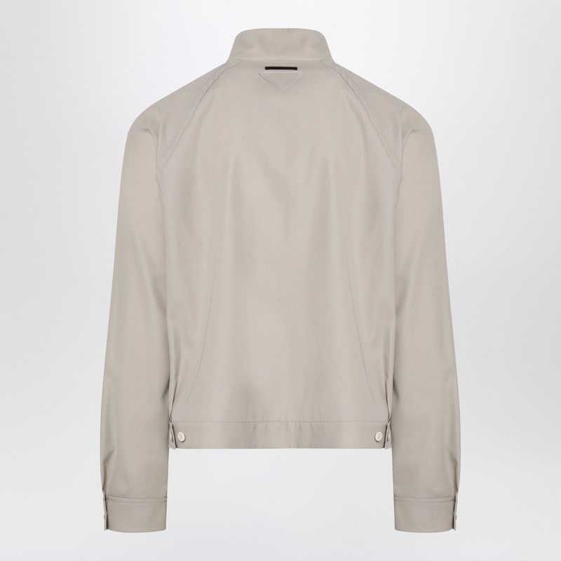 Prada Prada Sand-Colored Cotton Zip-Up Jacket Size US XXL / EU 58 / 5 - 2 Thumbnail