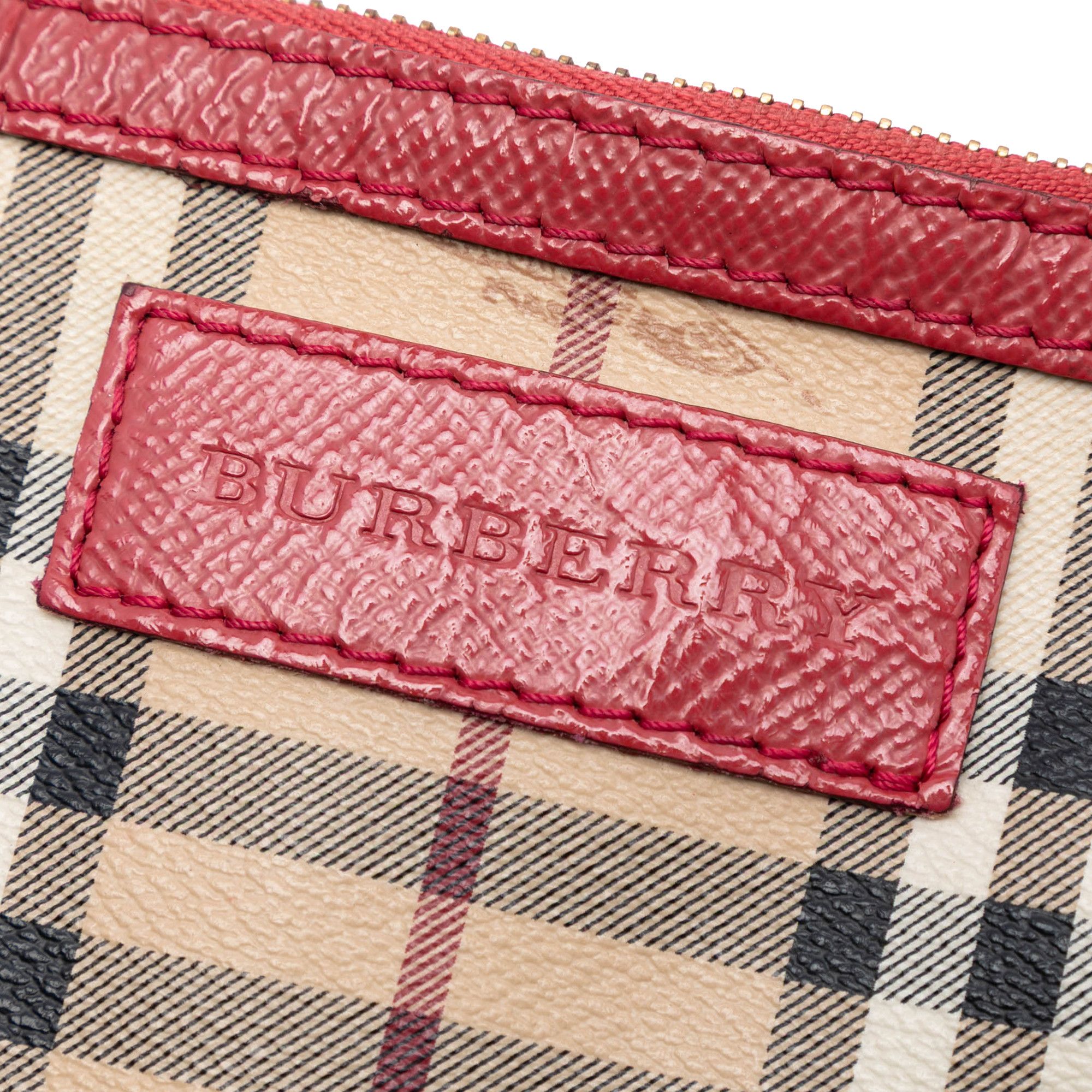 Burberry Burberry Small Haymarket Check Coated Canvas Canterbury Tote Size ONE SIZE - 5 Thumbnail