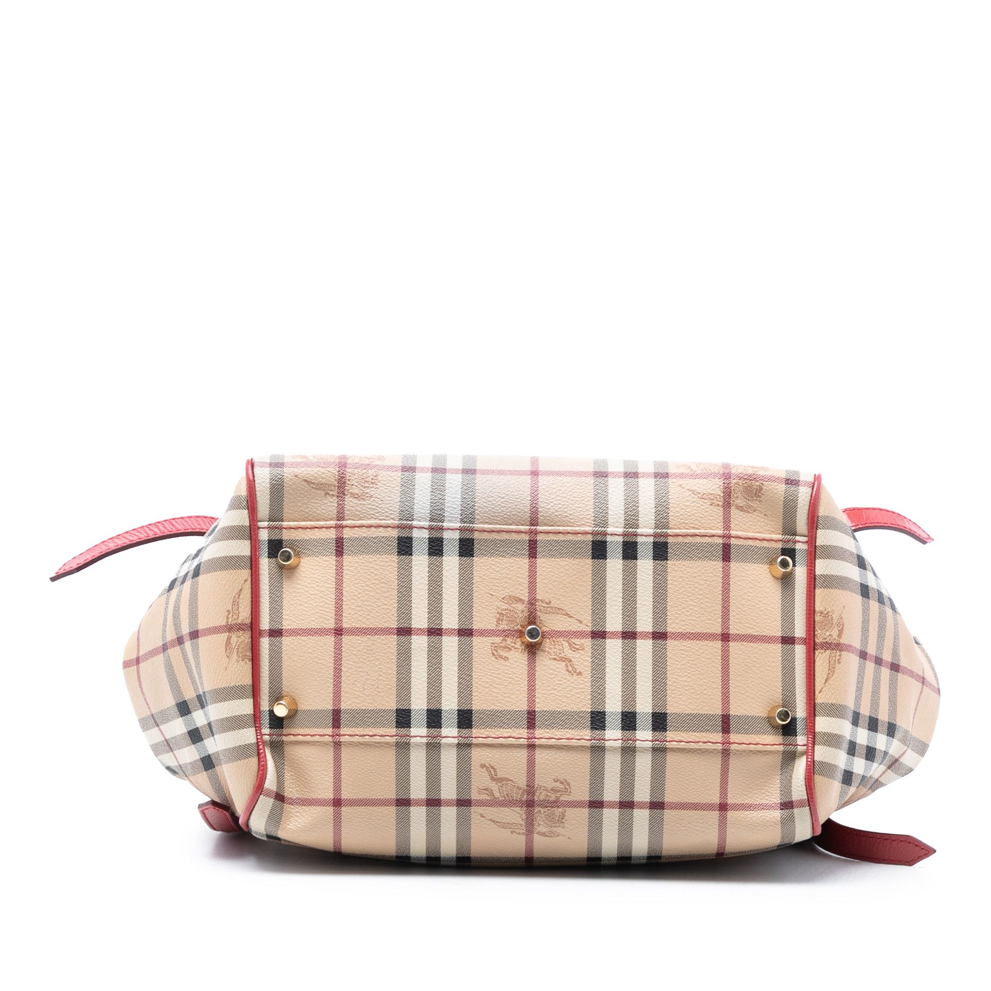 Burberry Burberry Small Haymarket Check Coated Canvas Canterbury Tote Size ONE SIZE - 3 Thumbnail
