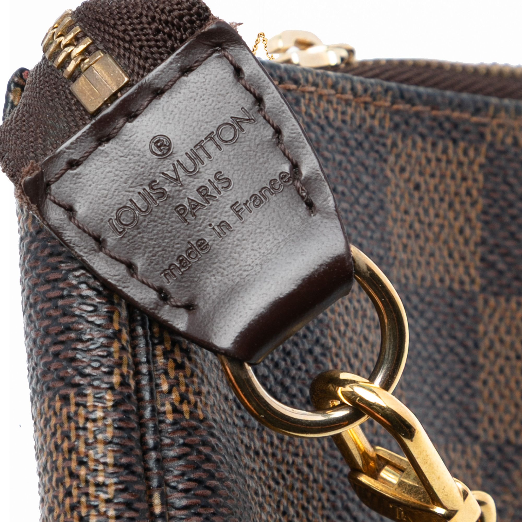 Louis Vuitton Louis Vuitton Damier Ebene Mini Pochette Accessoires Size ONE SIZE - 5 Thumbnail