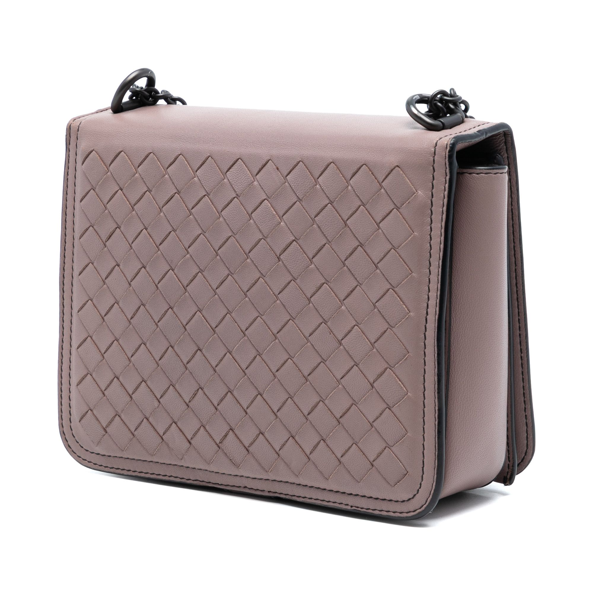 Bottega Veneta Bottega Veneta Small Nappa Intrecciato Runway Shoulder Bag Size ONE SIZE - 2 Thumbnail