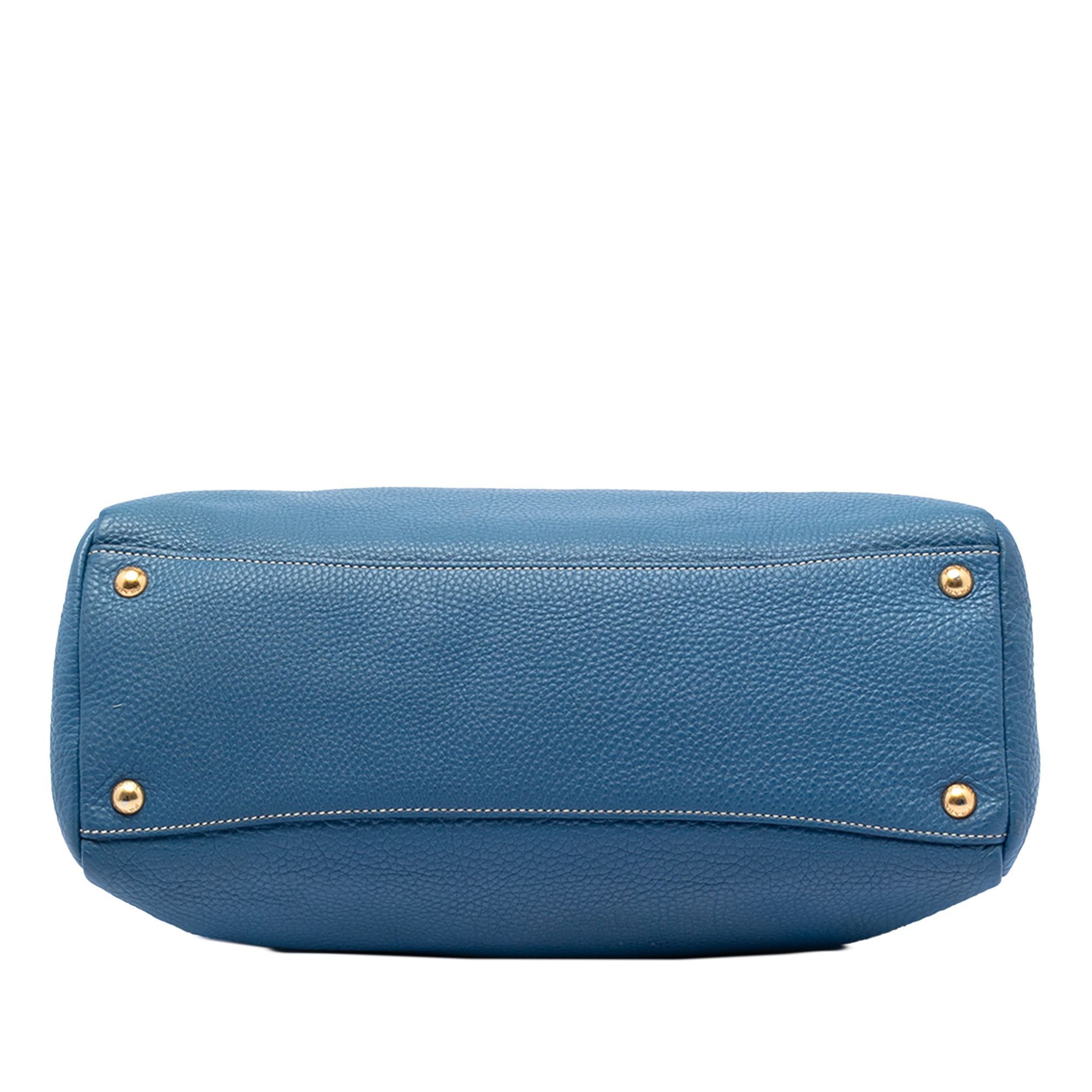 Prada Prada Vitello Daino Zip Top Satchel Size ONE SIZE - 3 Thumbnail