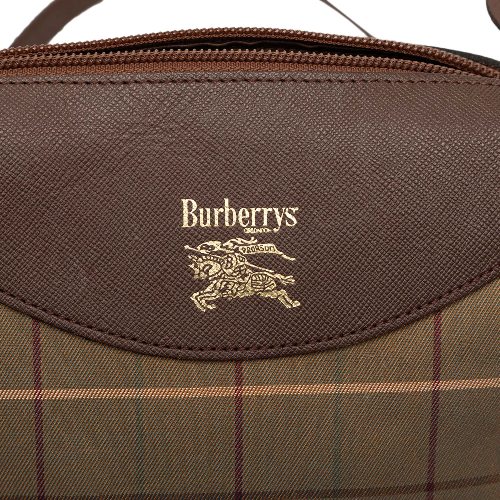 Burberry Burberry Vintage Check Canvas Crossbody Size ONE SIZE - 5 Thumbnail