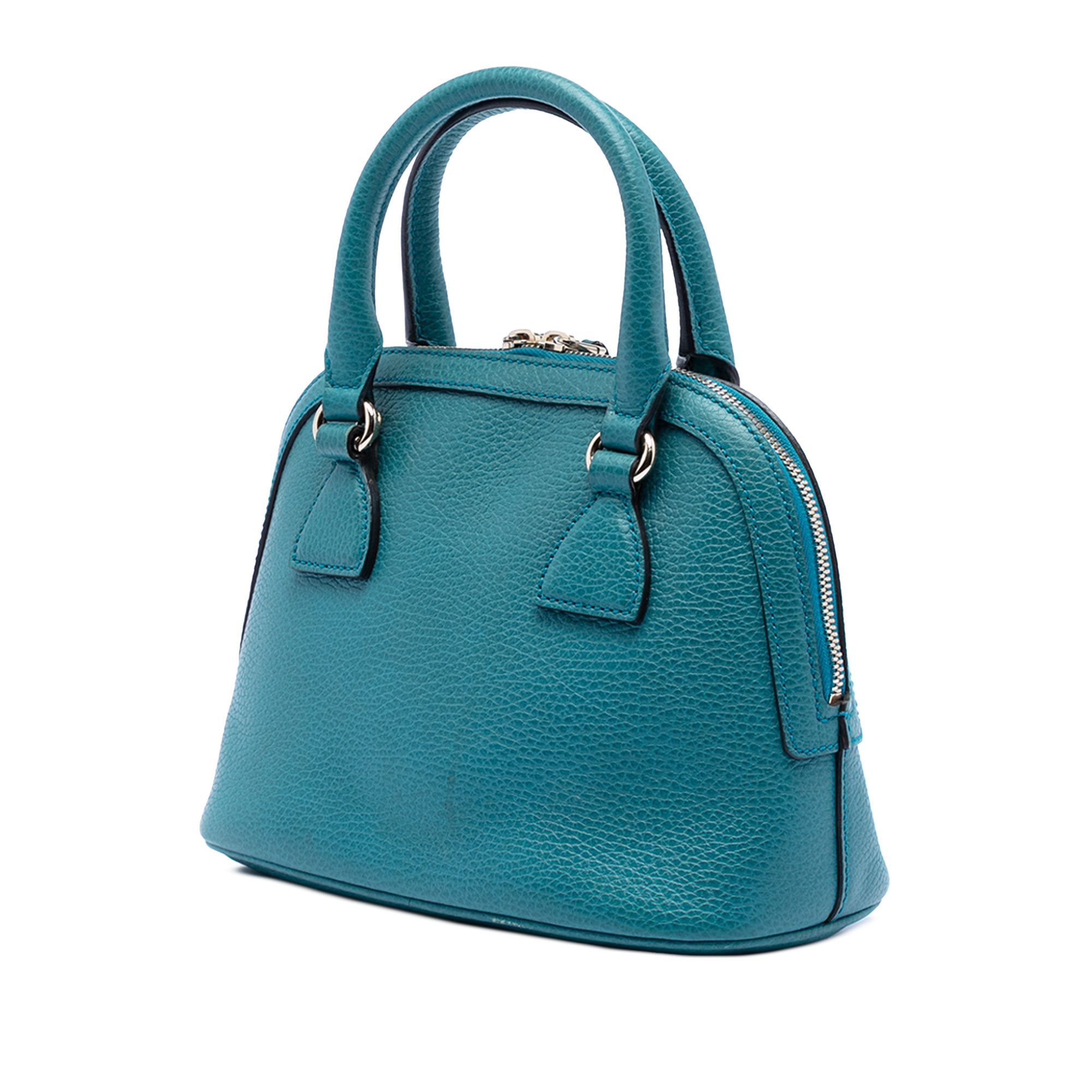Gucci Gucci Small Dollar Calfskin GG Charm Dome Satchel Size ONE SIZE - 2 Thumbnail