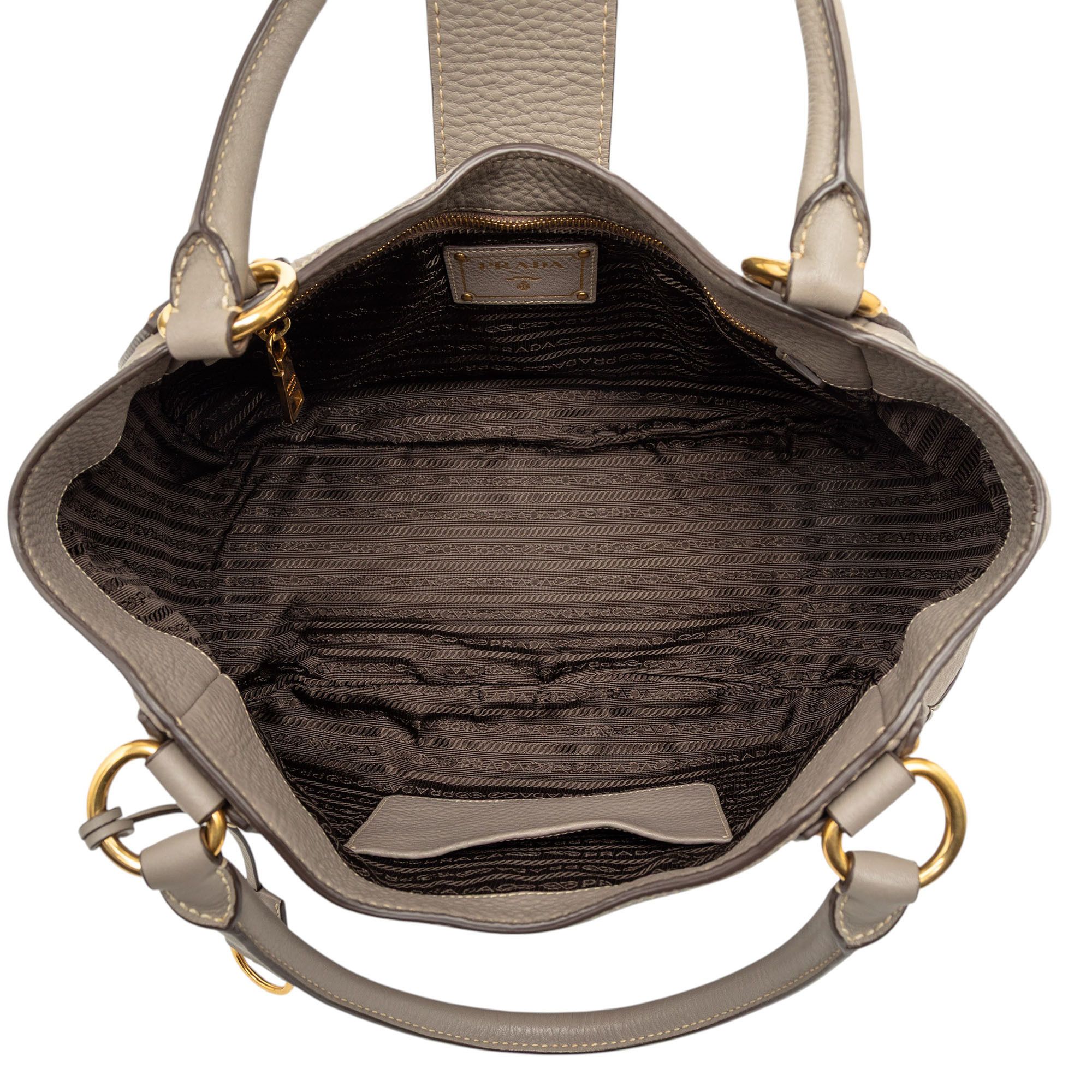 Prada Prada Vitello Daino Shoulder Bag Size ONE SIZE - 4 Thumbnail