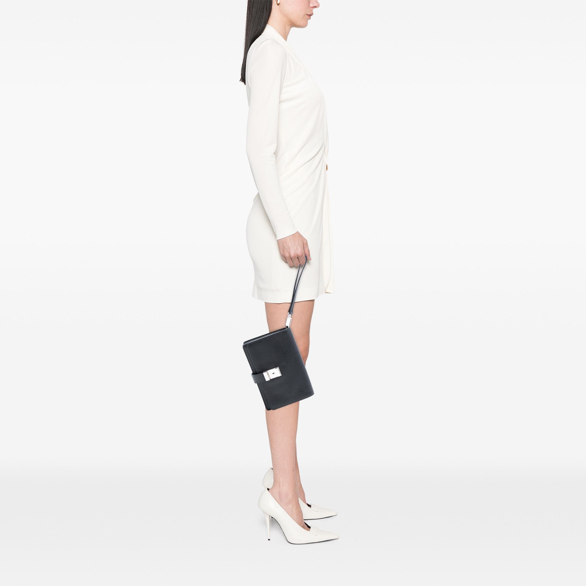 Prada Prada Saffiano Flap Clutch Size ONE SIZE - 6 Thumbnail