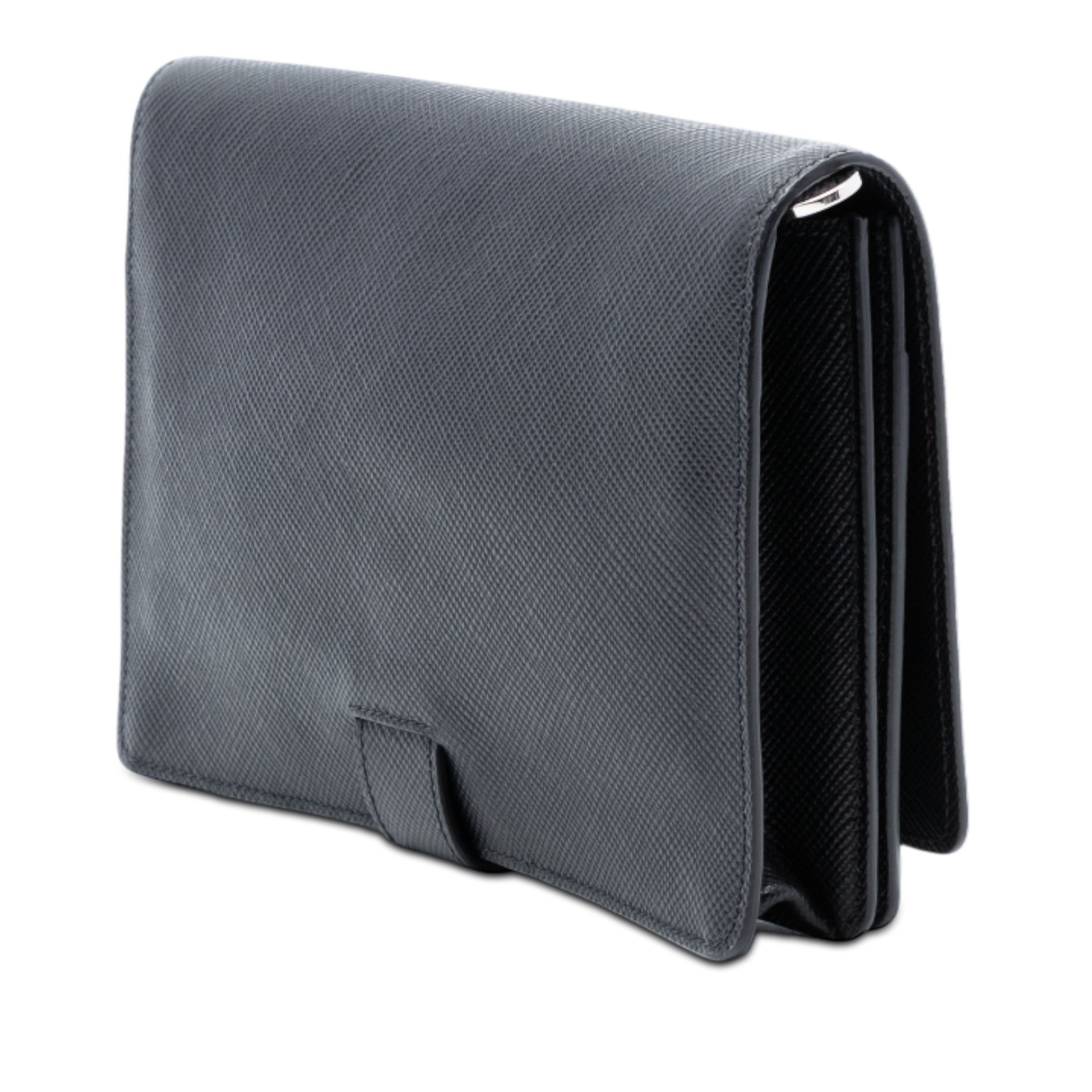 Prada Prada Saffiano Flap Clutch Size ONE SIZE - 2 Thumbnail