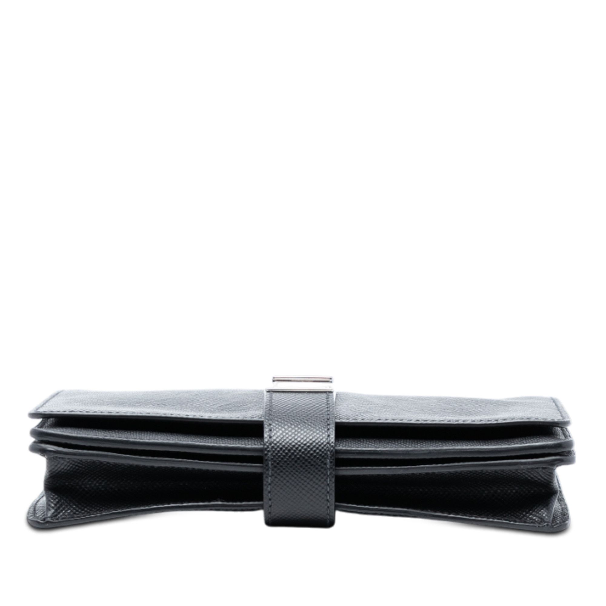 Prada Prada Saffiano Flap Clutch Size ONE SIZE - 3 Thumbnail