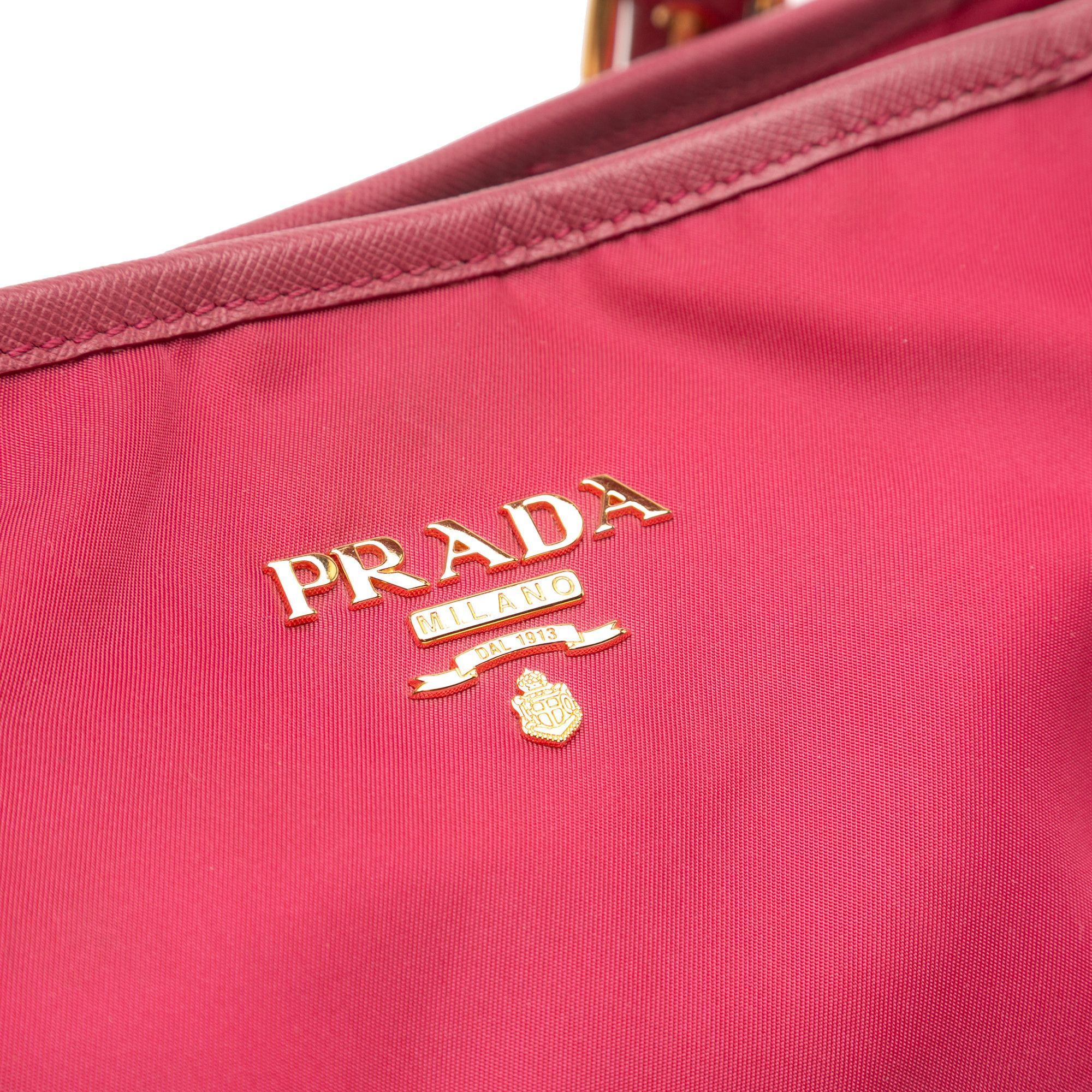 Prada Prada Saffiano Trimmed Tessuto Tote Size ONE SIZE - 8 Thumbnail