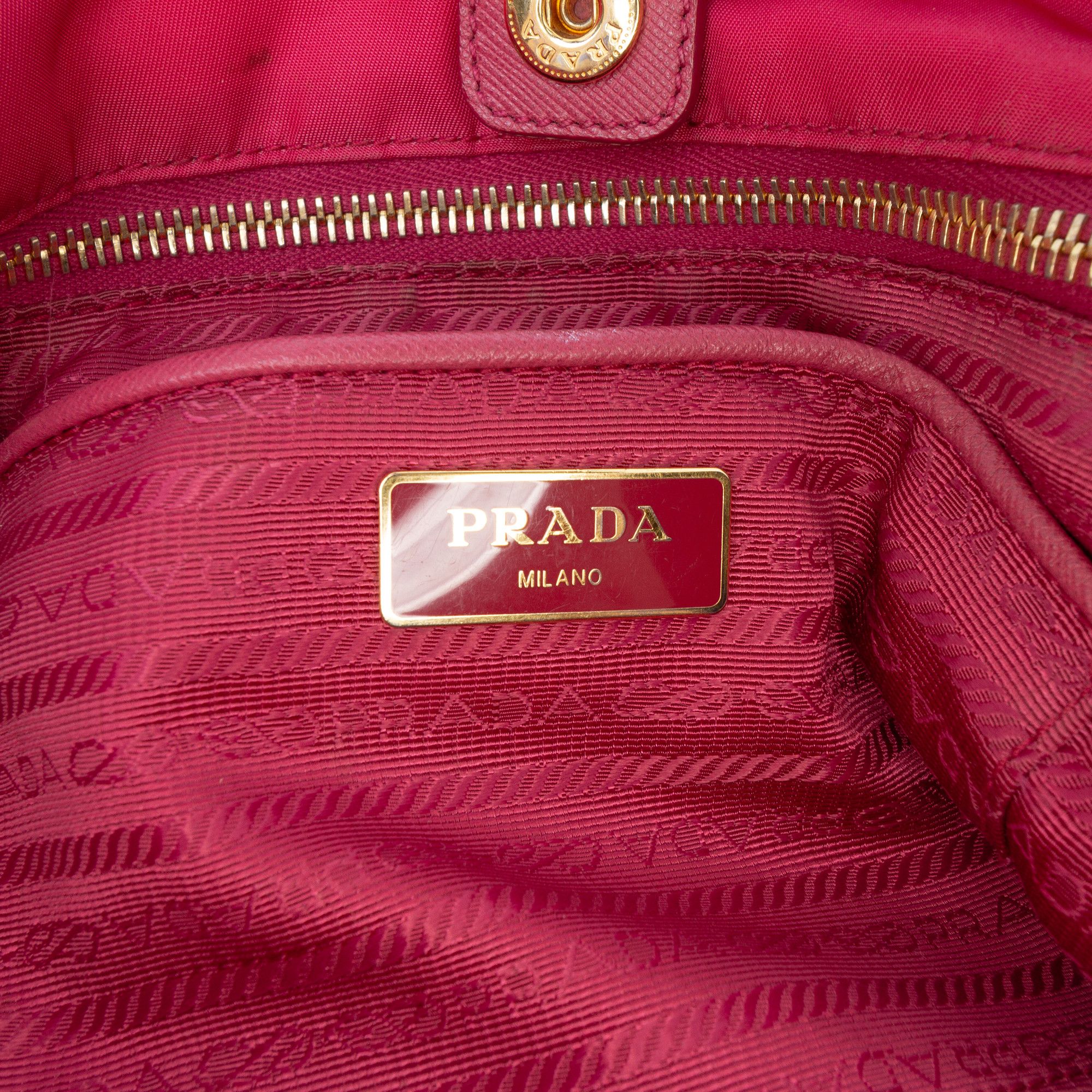Prada Prada Saffiano Trimmed Tessuto Tote Size ONE SIZE - 5 Thumbnail