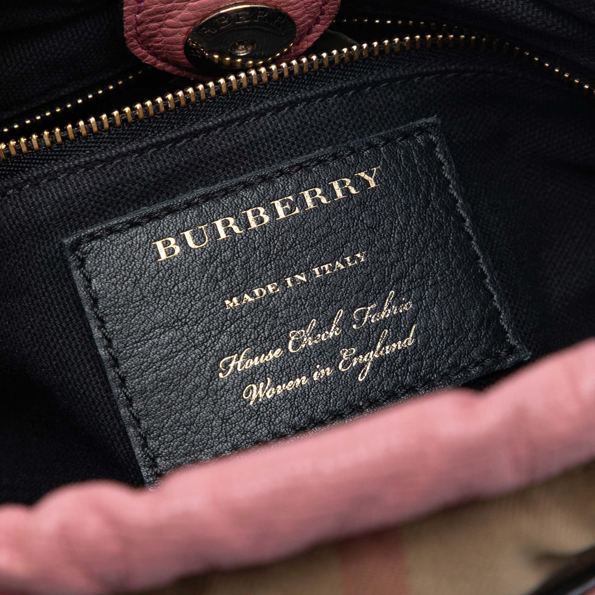 Burberry Burberry House Check Canvas and Calfskin Little Crush Crossbody Size ONE SIZE - 5 Thumbnail