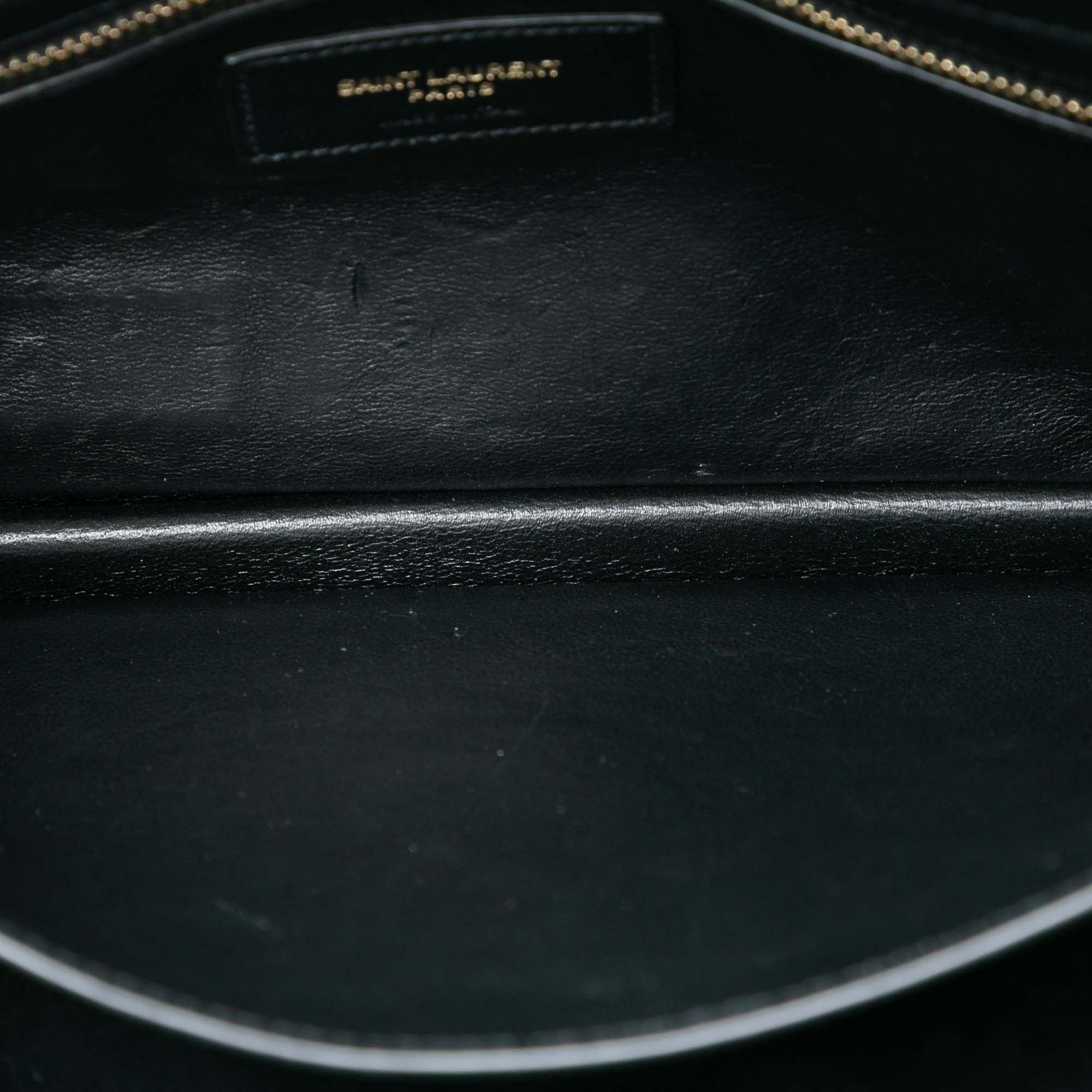Yves Saint Laurent Yves Saint Laurent Bicolor Quilted Lambskin Gaby Crossbody Size ONE SIZE - 4 Thumbnail