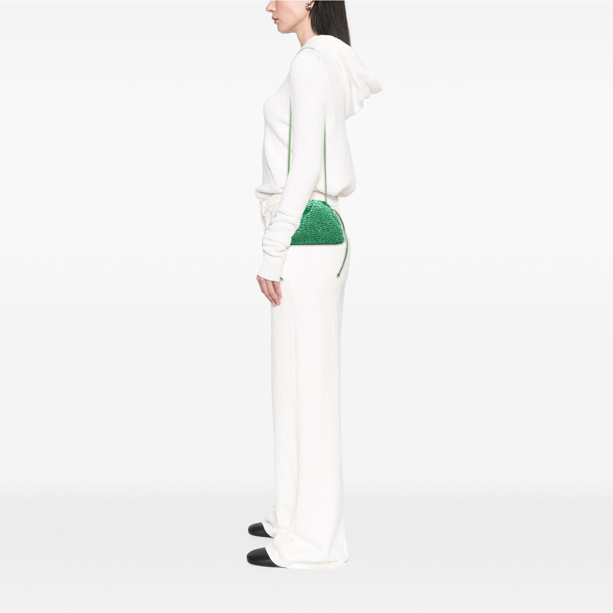 Bottega Veneta Bottega Veneta Boucle Raffia The Mini Pouch Crossbody Size ONE SIZE - 7 Thumbnail