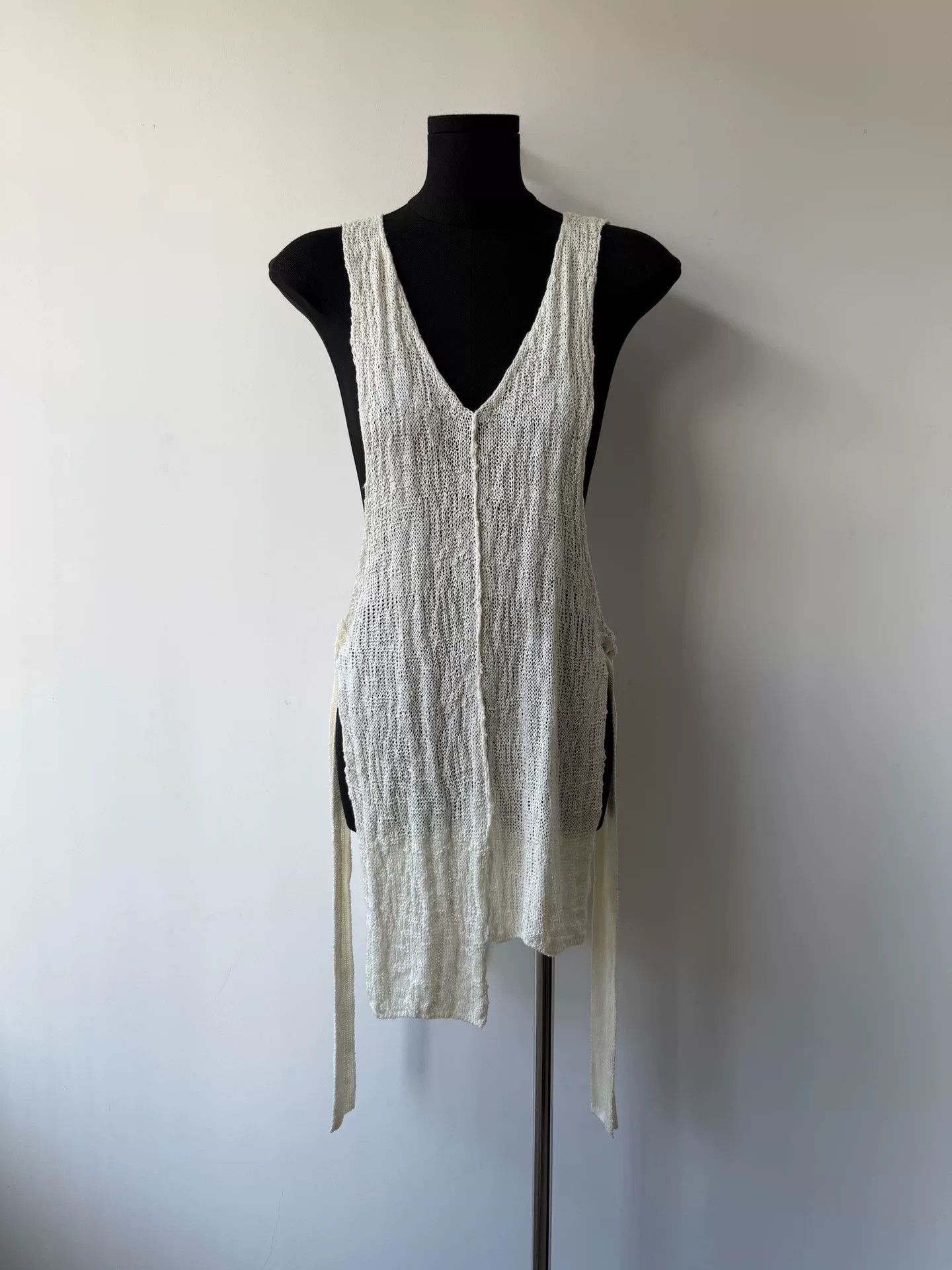 Y's yohji yamamoto 2024ss linen sleeveless top Size M / US 6-8 / IT 42-44 - 7 Thumbnail