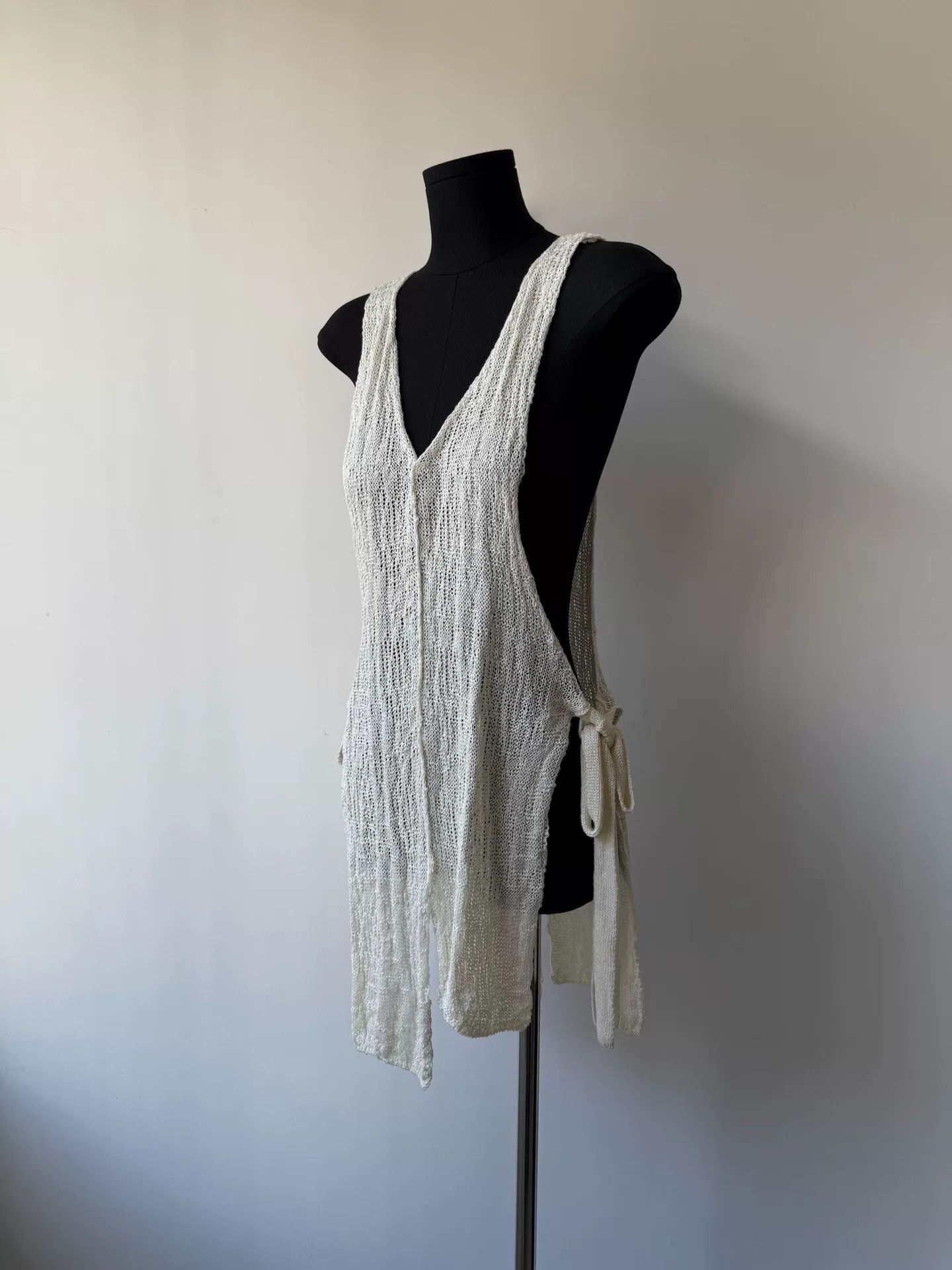Y's yohji yamamoto 2024ss linen sleeveless top Size M / US 6-8 / IT 42-44 - 4 Thumbnail