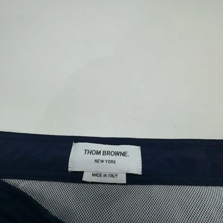Thom Browne Thom Browne Navy Blue Waterproof Casual Shorts Size US 30 / EU 46 - 6 Thumbnail