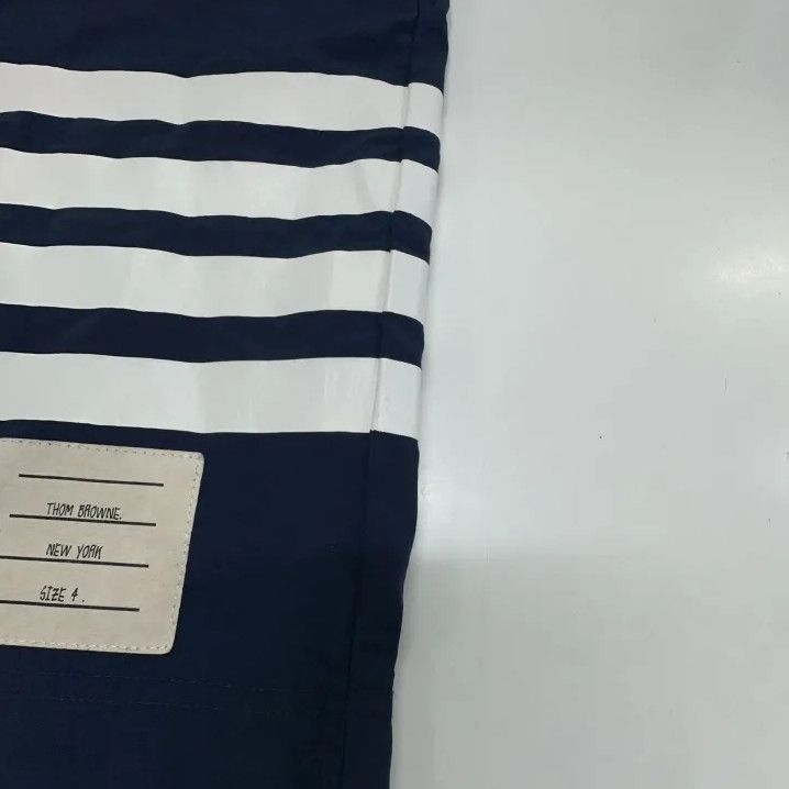 Thom Browne Thom Browne Navy Blue Waterproof Casual Shorts Size US 30 / EU 46 - 10 Thumbnail
