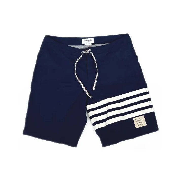 Thom Browne Thom Browne Navy Blue Waterproof Casual Shorts Size US 30 / EU 46 - 2 Thumbnail
