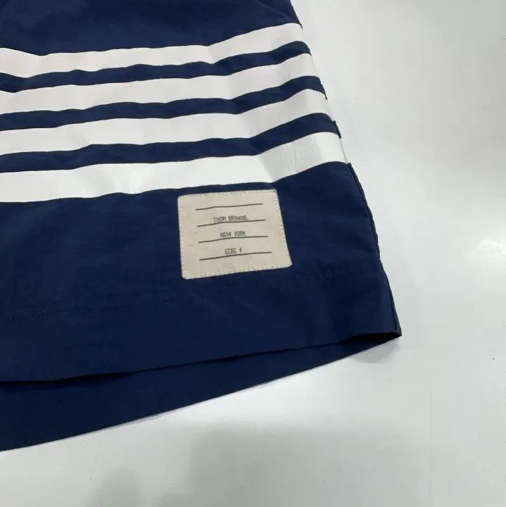 Thom Browne Thom Browne Navy Blue Waterproof Casual Shorts Size US 30 / EU 46 - 8 Thumbnail
