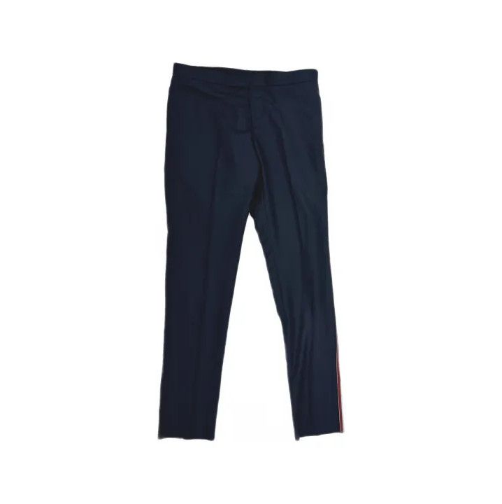 Thom Browne Thom Browne Sleek Wool Stripe Fitted Casual Pants Size US 30 / EU 46 - 2 Thumbnail