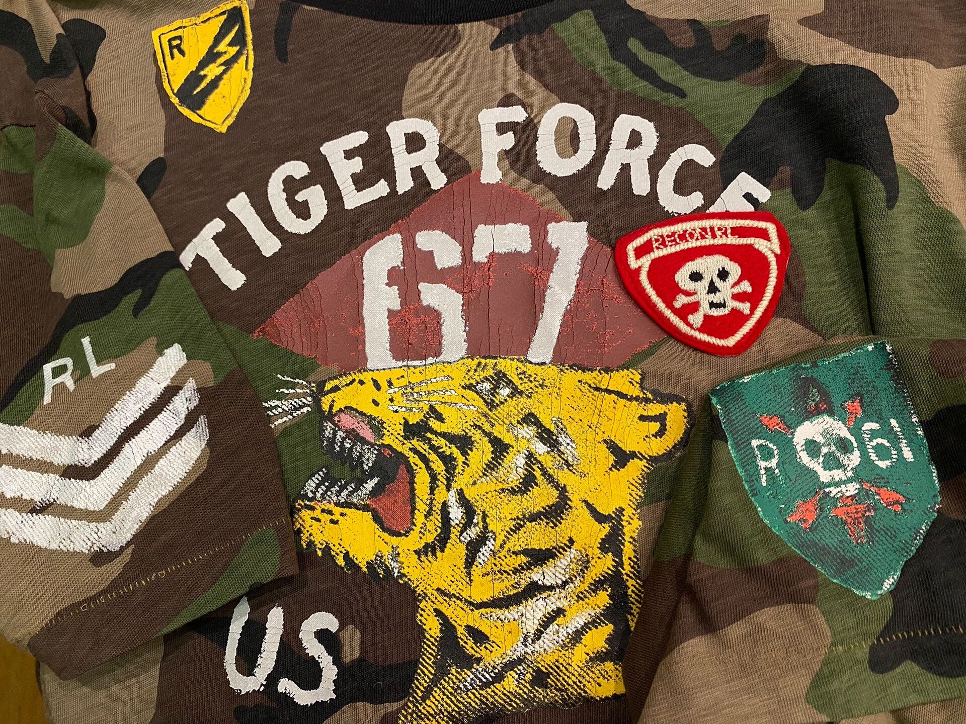 Polo Ralph Lauren Polo Ralph Lauren Tiger Force T-Shirt Size US M / EU 48-50 / 2 - 2 Thumbnail