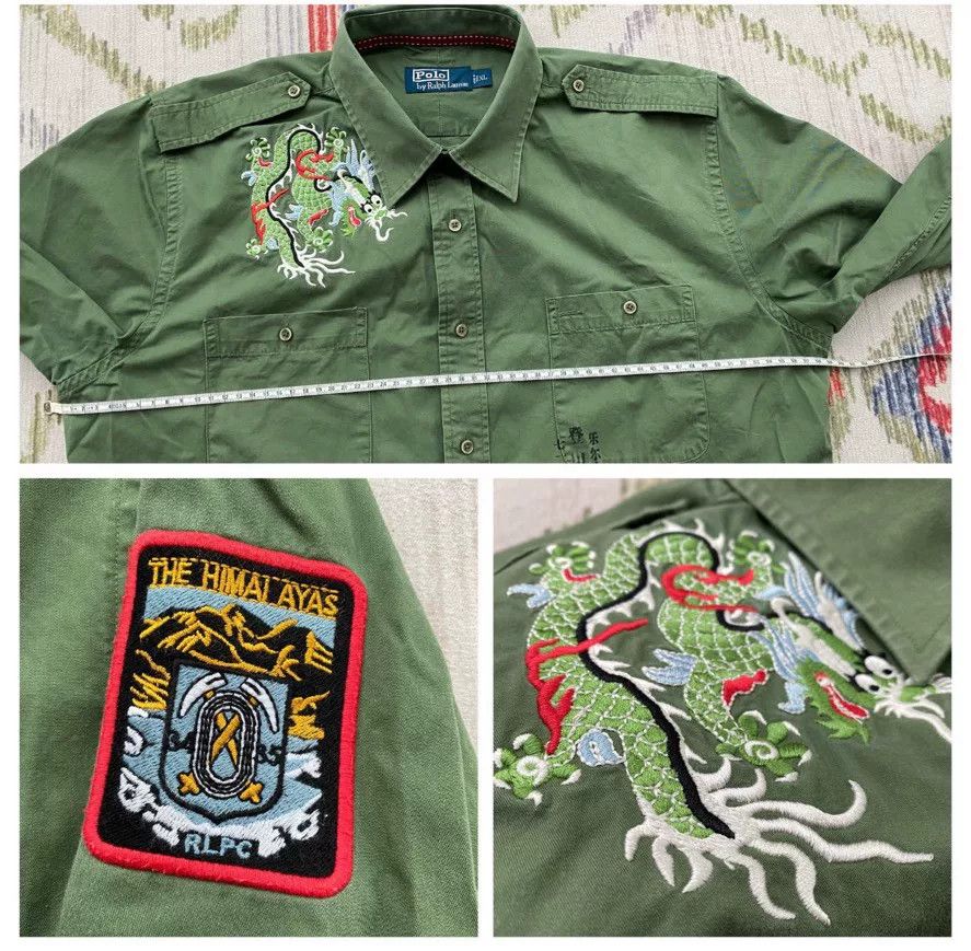 RRL Ralph Lauren Ralph Lauren Mountain Shirt with Embroidery Size US M / EU 48-50 / 2 - 4 Thumbnail