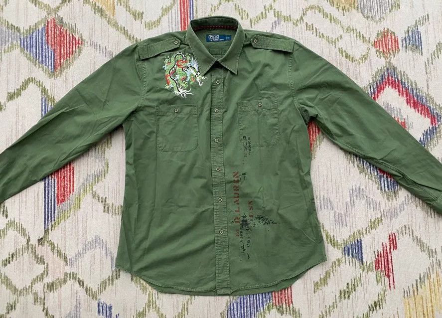 RRL Ralph Lauren Ralph Lauren Mountain Shirt with Embroidery Size US M / EU 48-50 / 2 - 3 Thumbnail