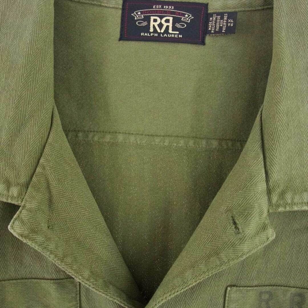RRL Ralph Lauren Military Army Knit Camp Shirt Size US M / EU 48-50 / 2 - 4 Thumbnail