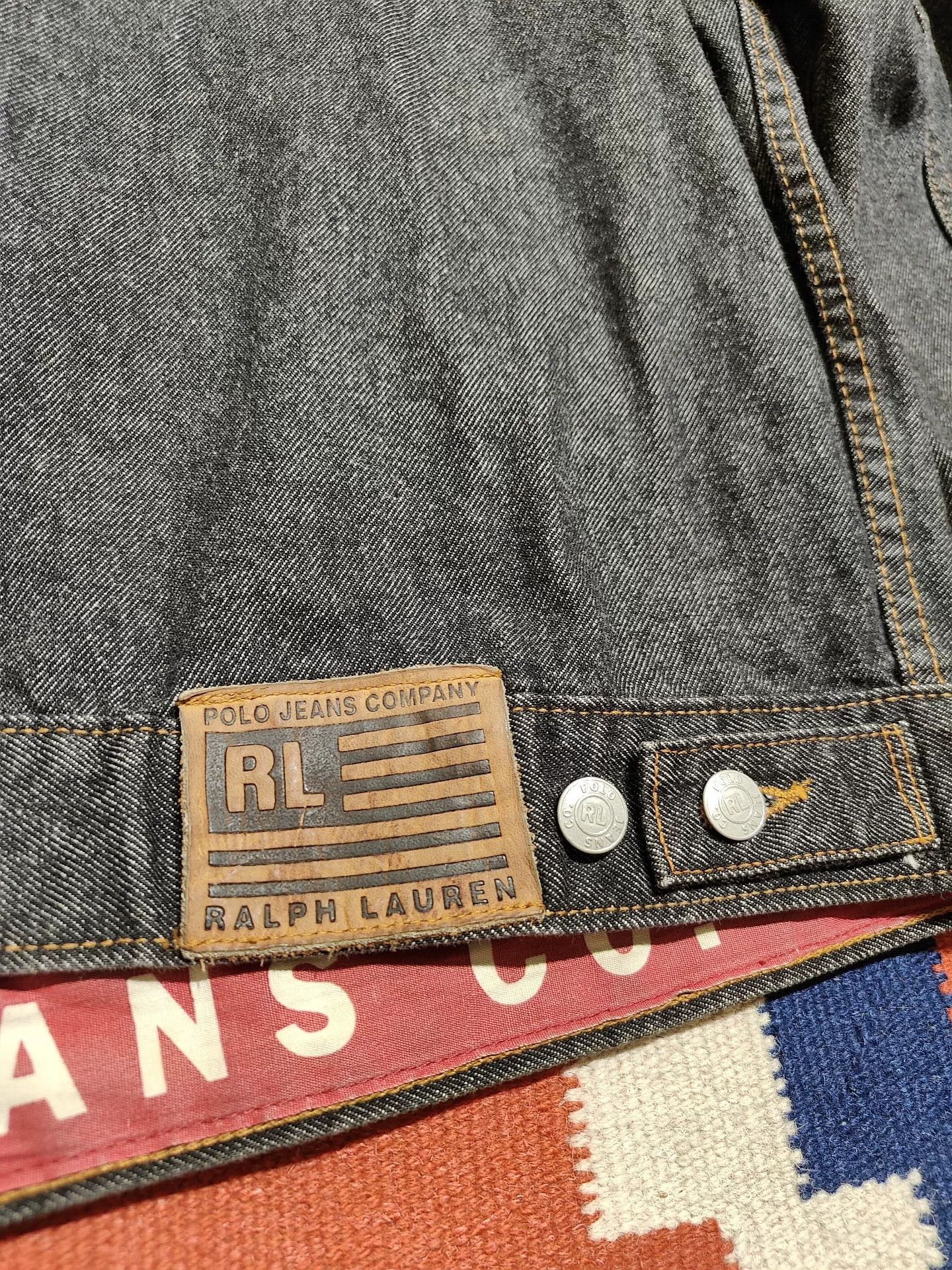 Polo Ralph Lauren Vintage Polo Ralph Lauren Denim Jacket Size US L / EU 52-54 / 3 - 7 Thumbnail