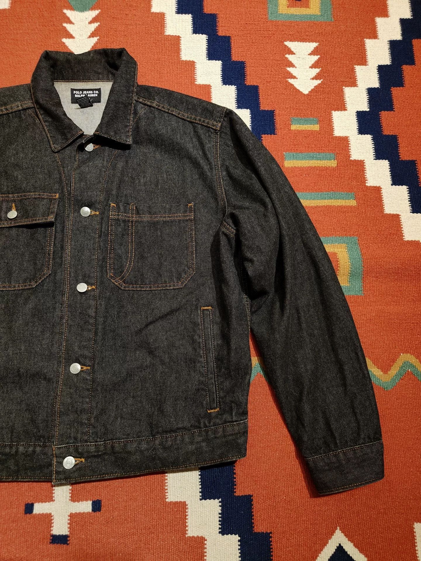 Polo Ralph Lauren Vintage Polo Ralph Lauren Denim Jacket Size US L / EU 52-54 / 3 - 9 Thumbnail