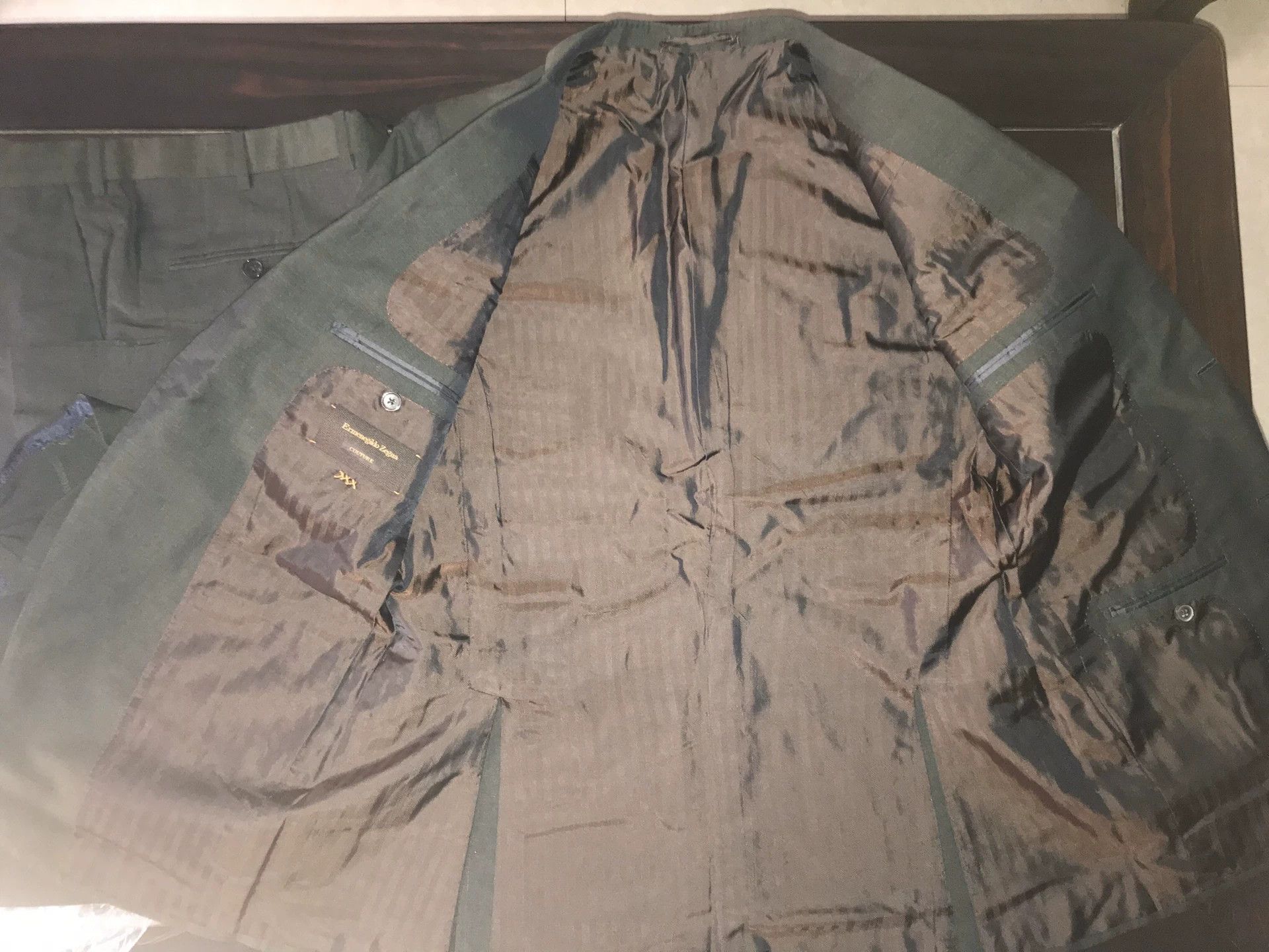 Ermenegildo Zegna zegna high-end handmade suit set size 50 Size US L / EU 52-54 / 3 - 3 Thumbnail