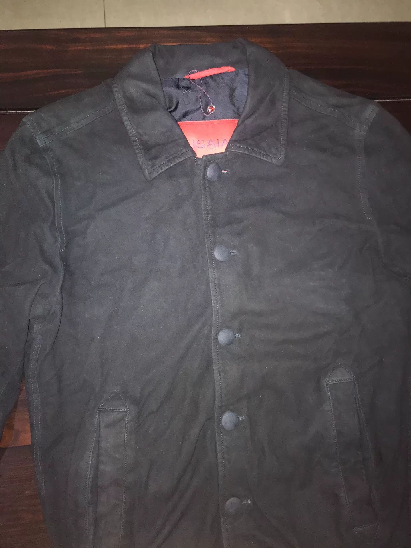 Isaia new isaia suede leather jacket size 46 Size US M / EU 48-50 / 2 - 3 Thumbnail